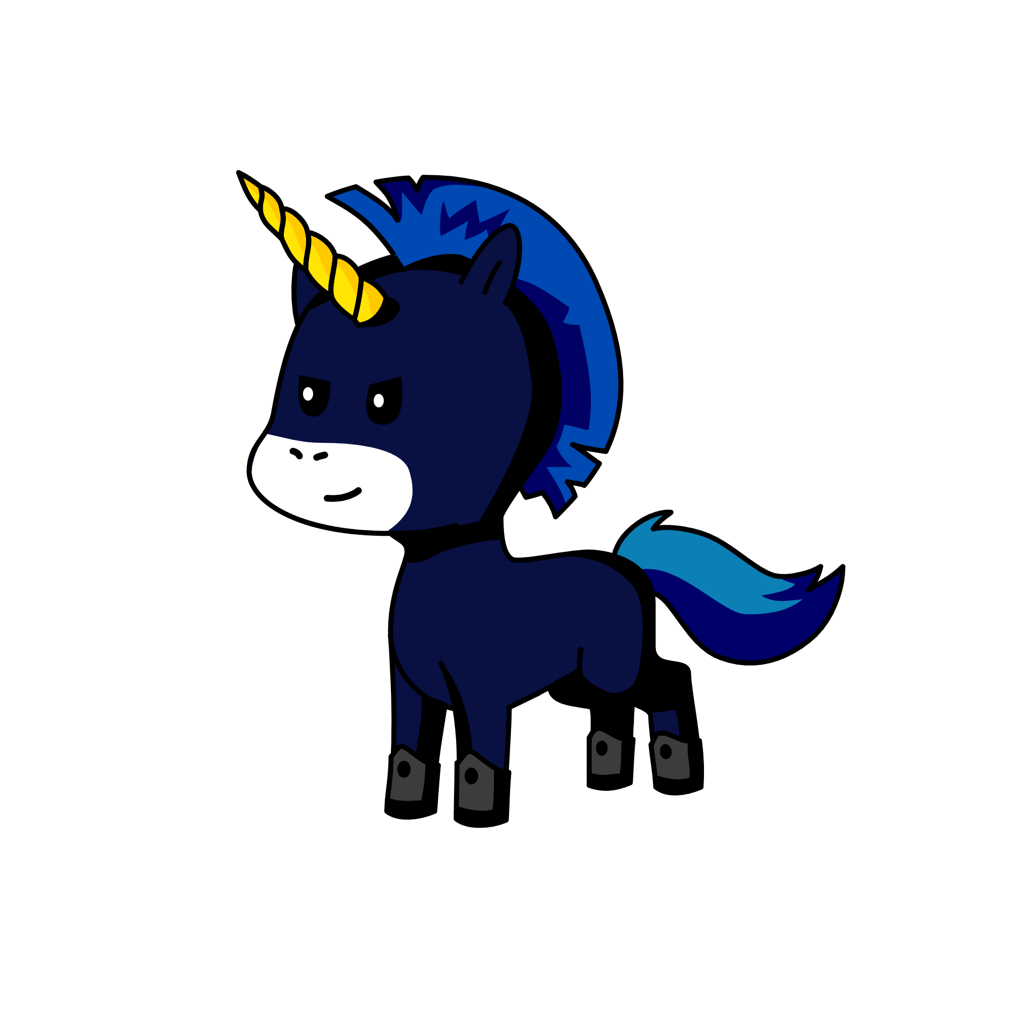 Moonlight, the unicorn