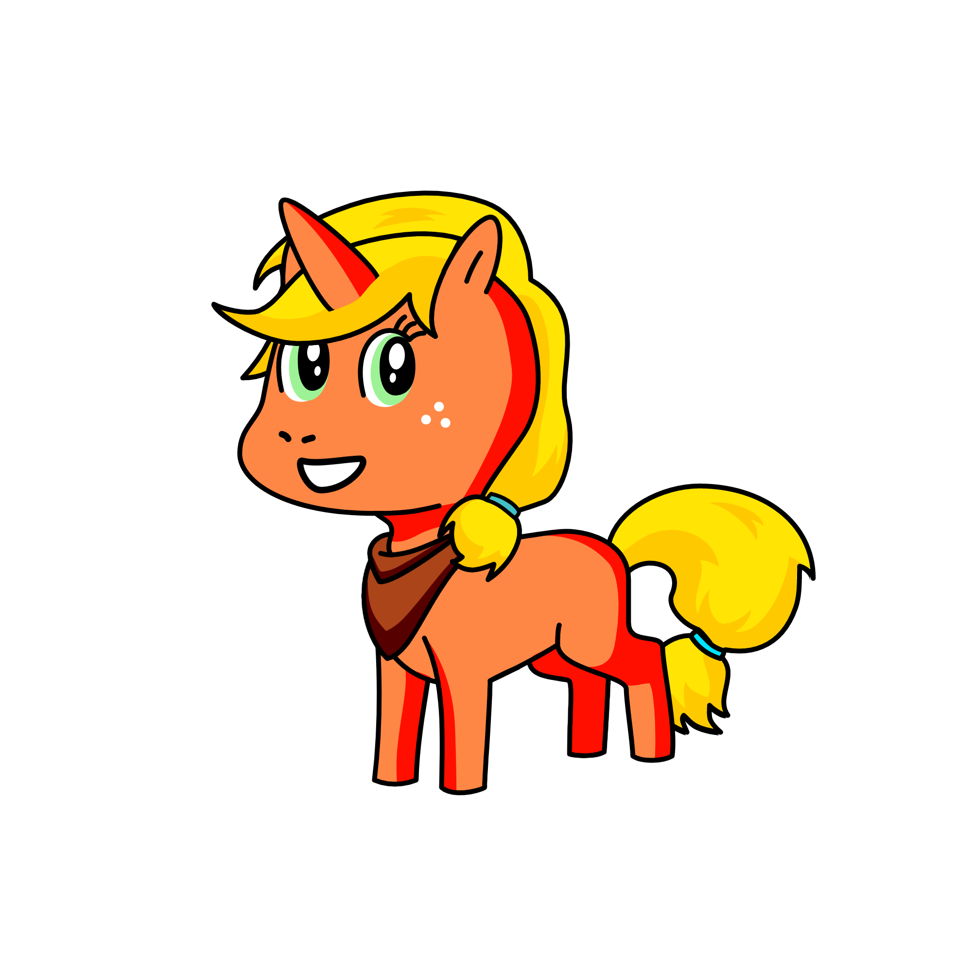Applejack, the unicorn