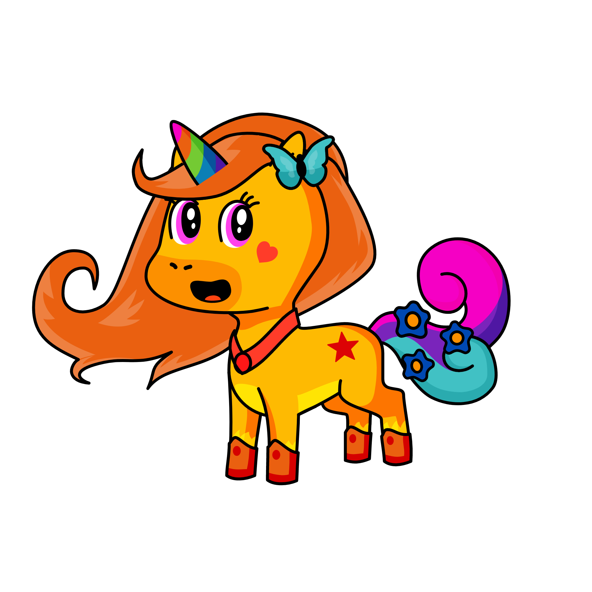 Lilly, the unicorn