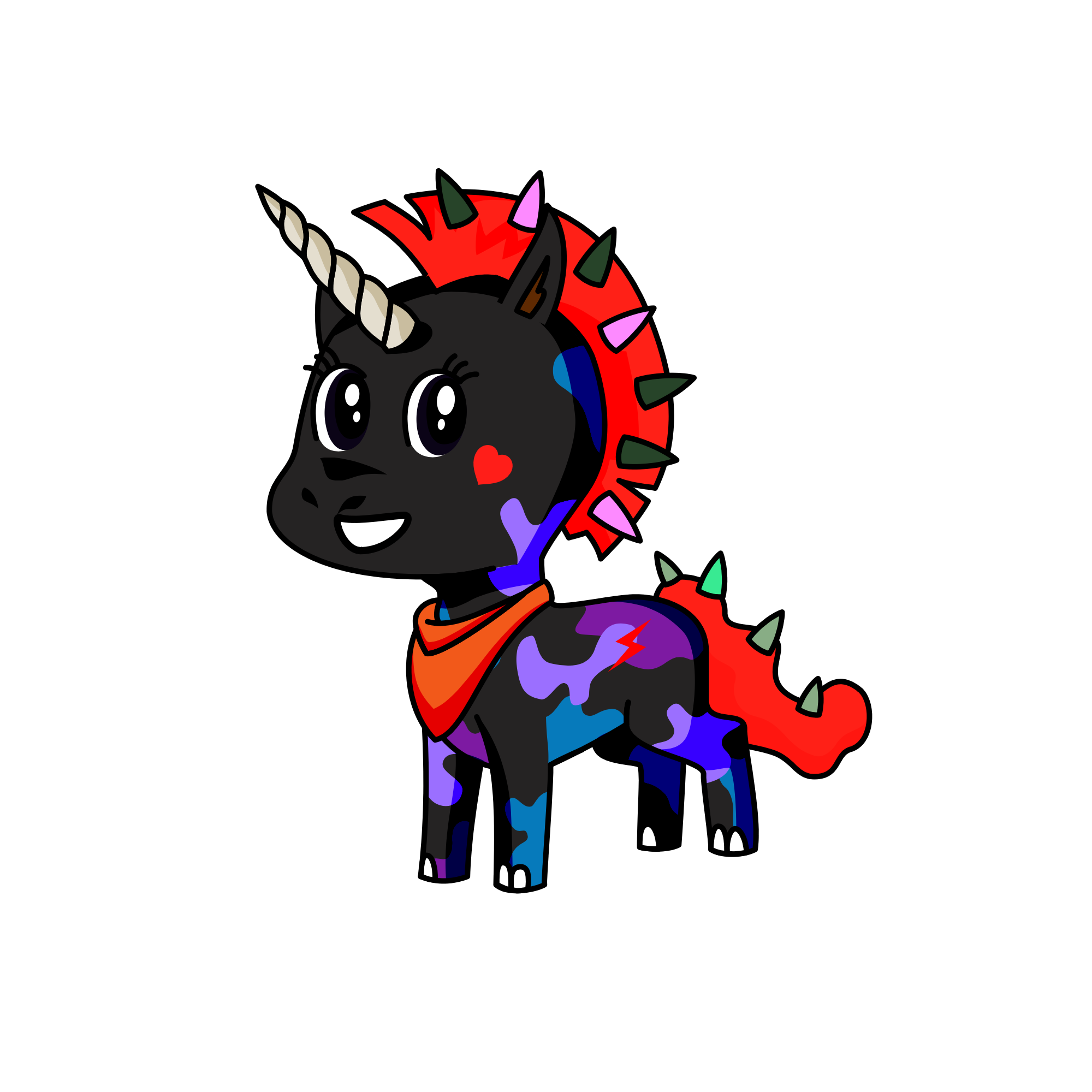 Midnight Edge, the unicorn