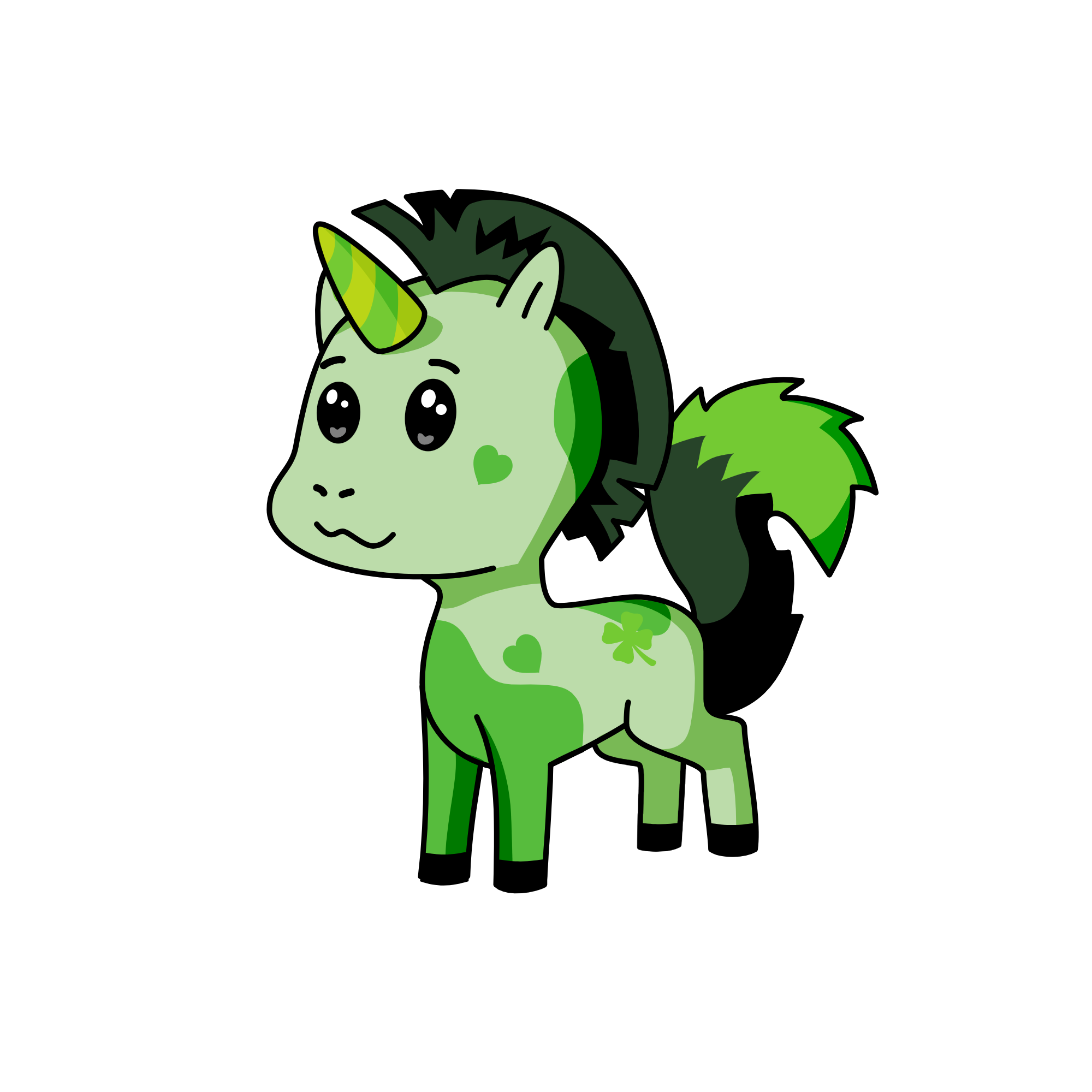 Snake texture, the unicorn