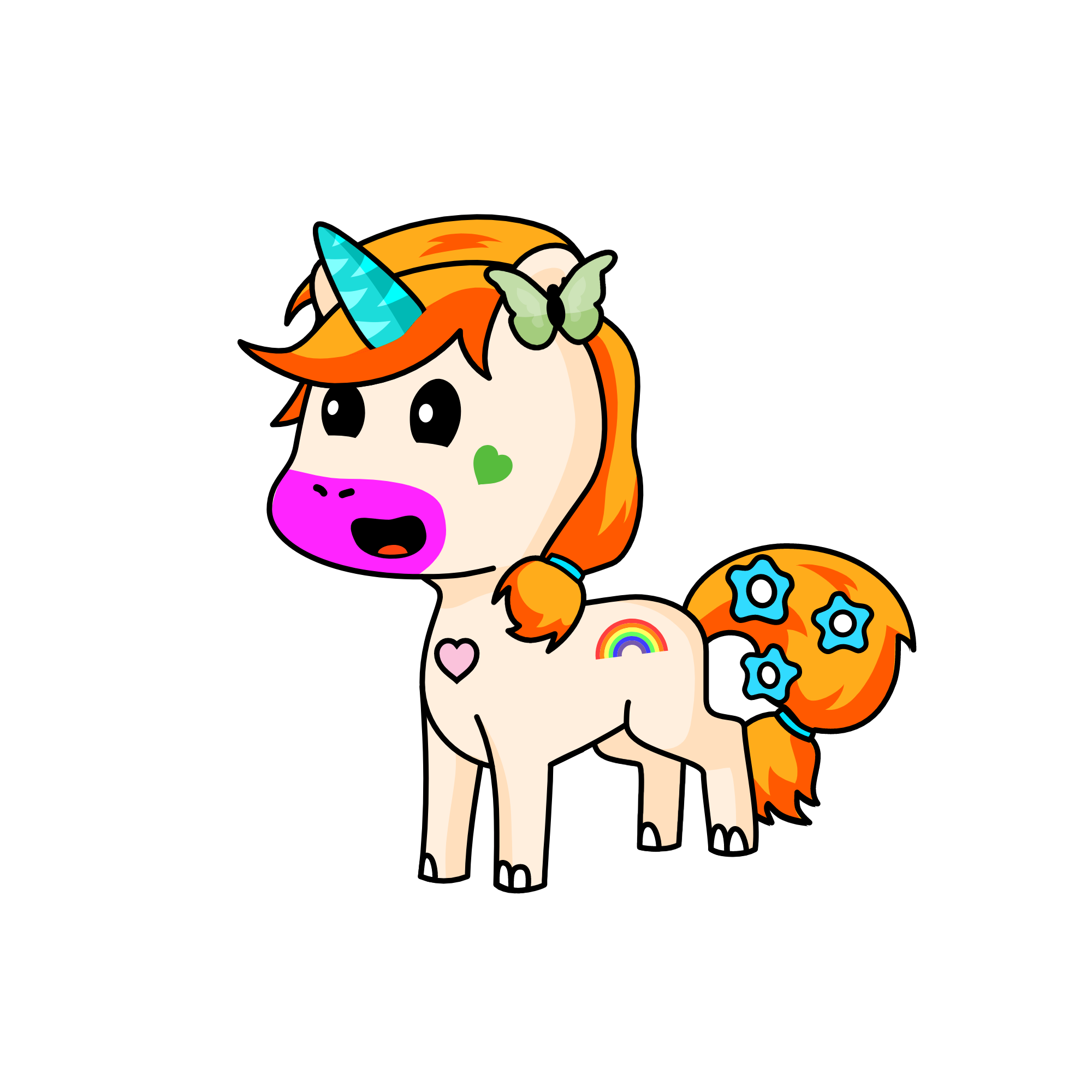 Mây , the unicorn