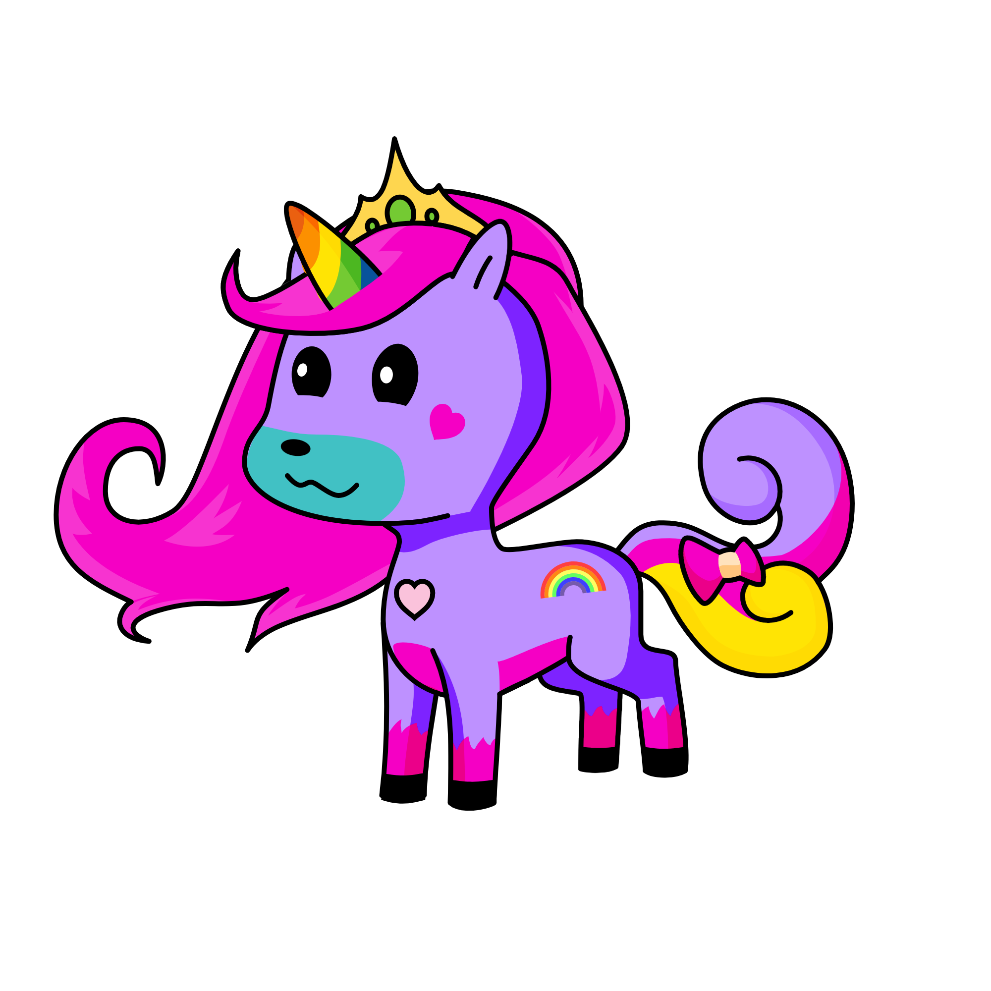 rainbow, the unicorn