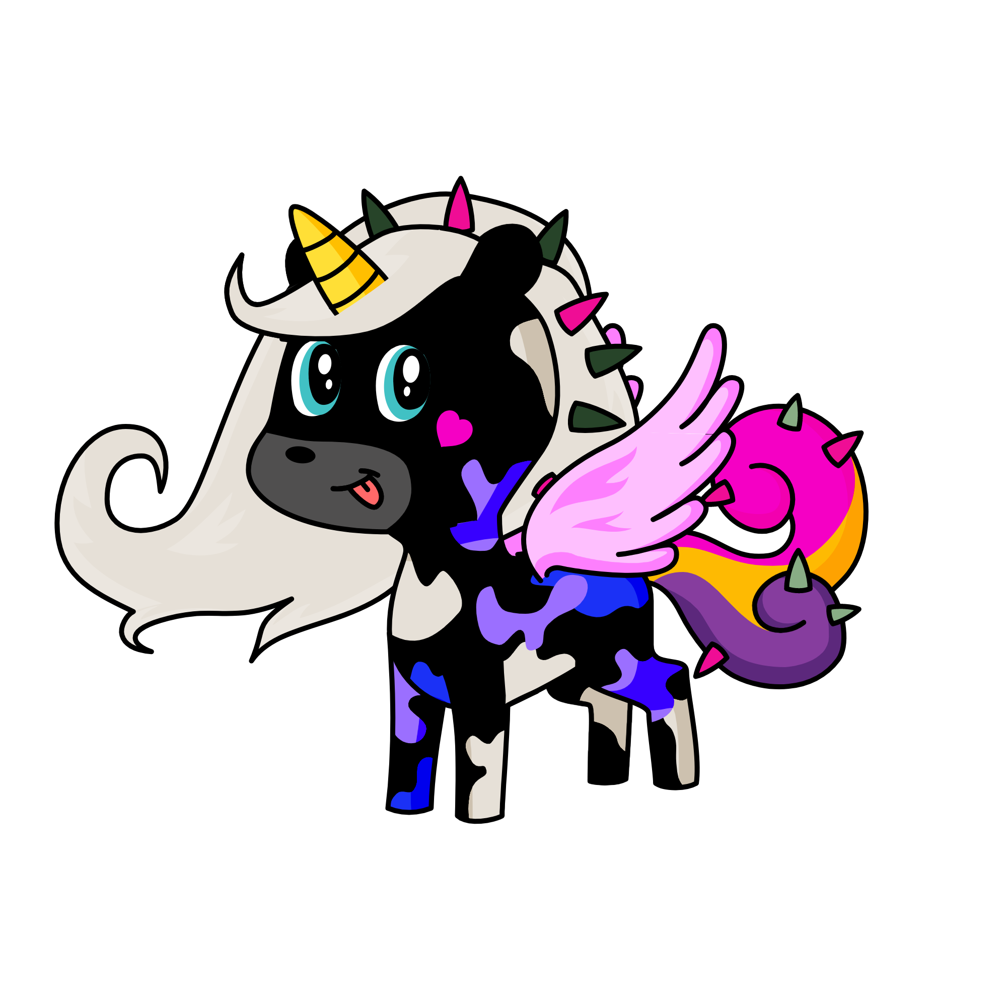 beautiful ninja, the unicorn