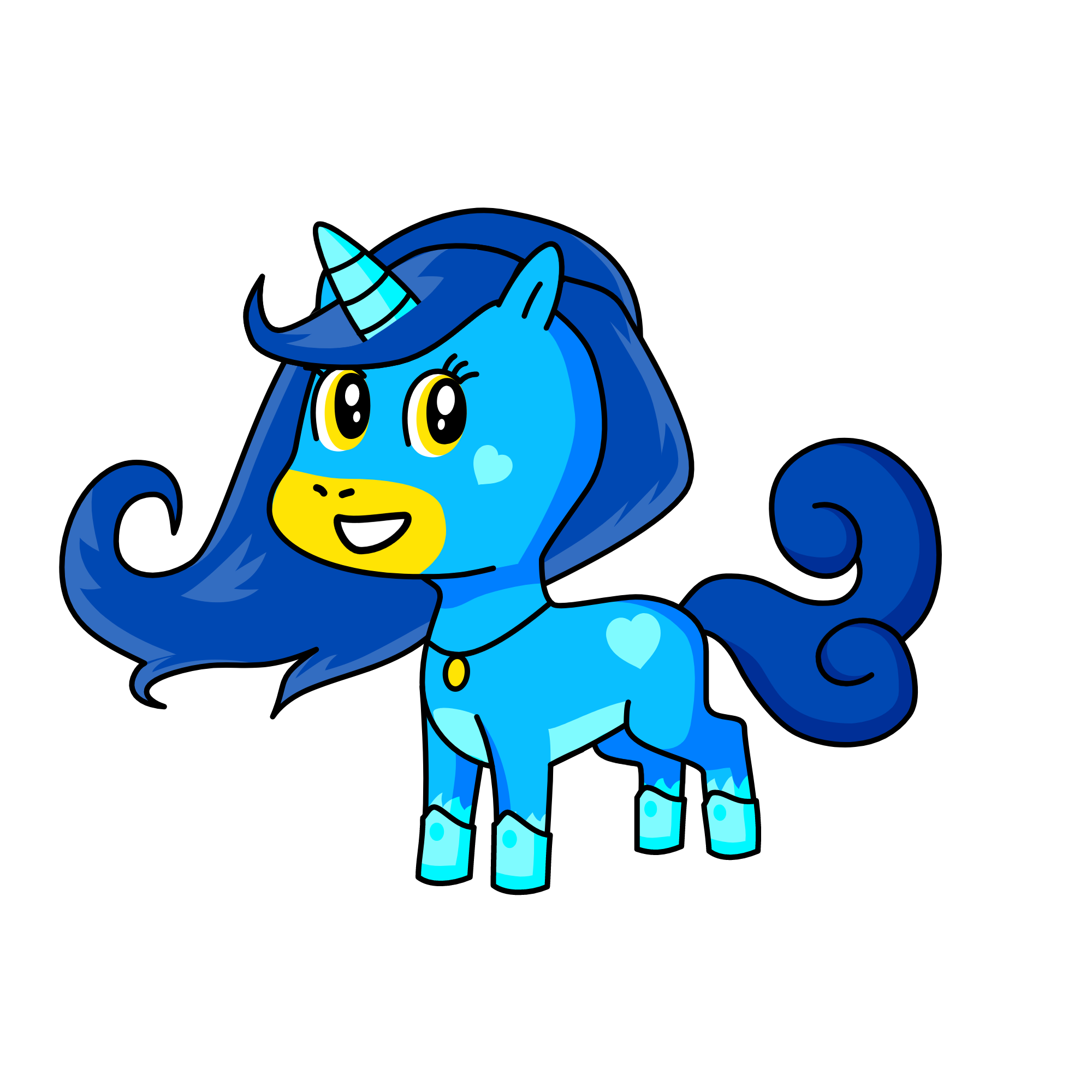 bluy, the unicorn