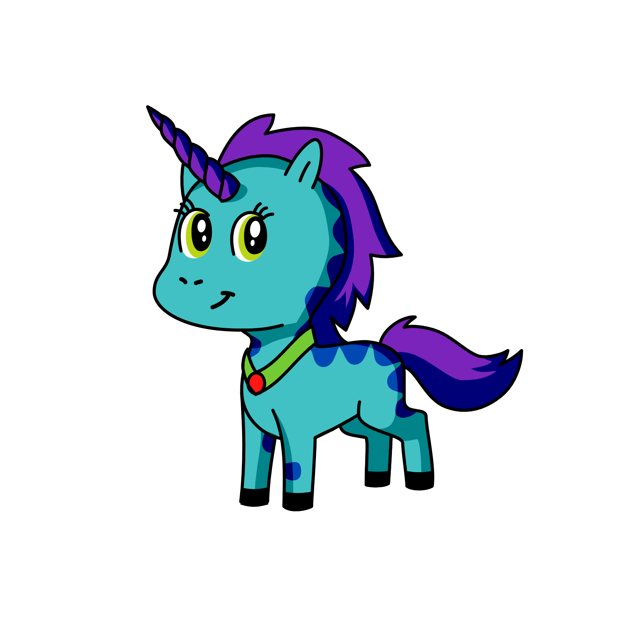 bluie, the unicorn