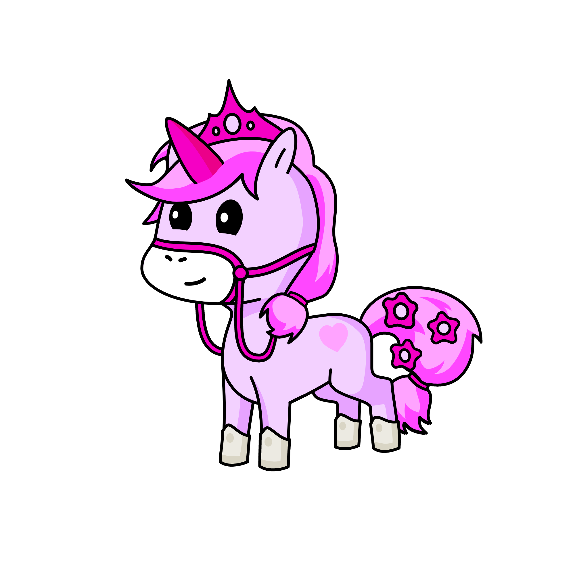 the lost princess of pink kindom, the unicorn
