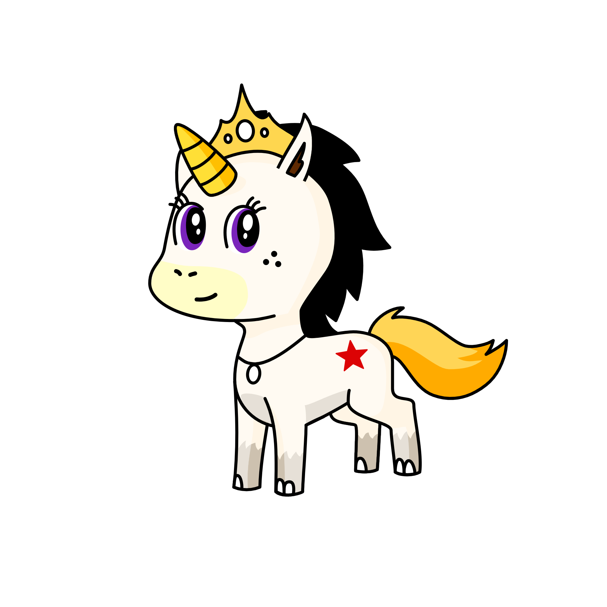 dry queen, the unicorn