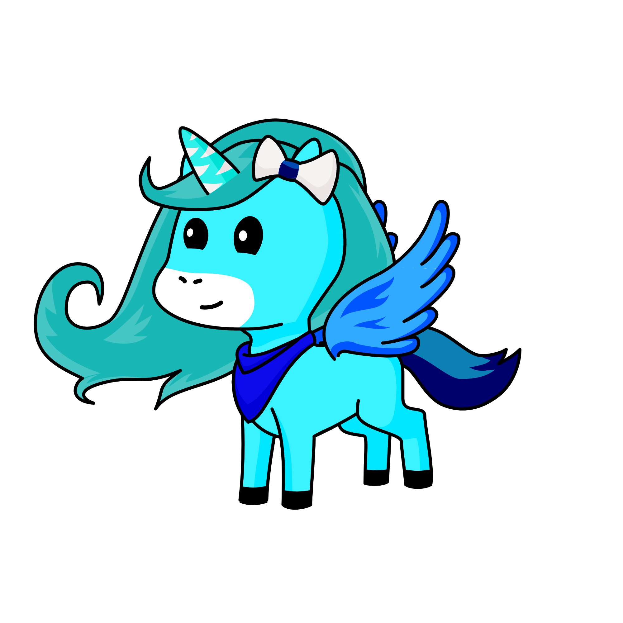 Winter, the unicorn