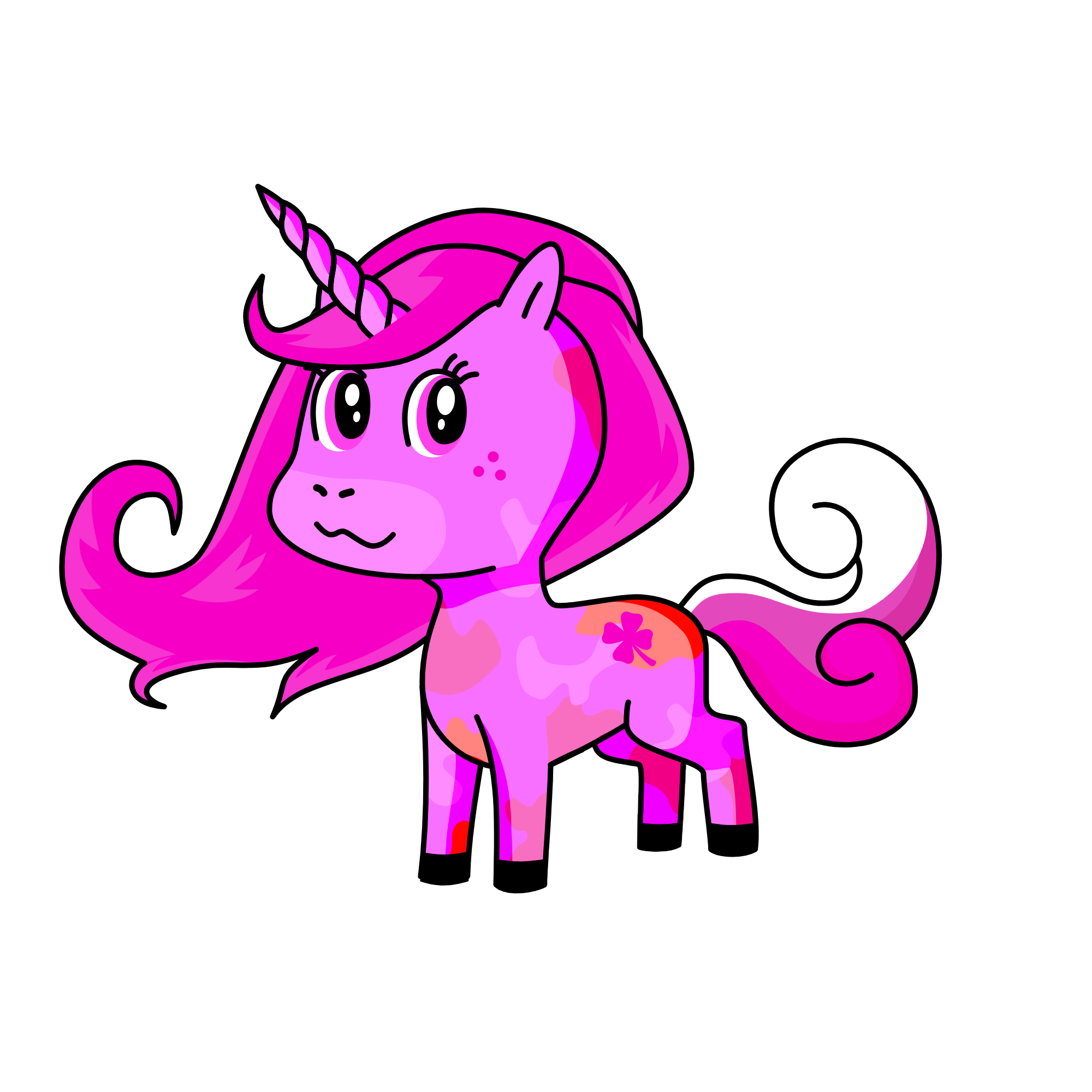 Think Pink, the unicorn