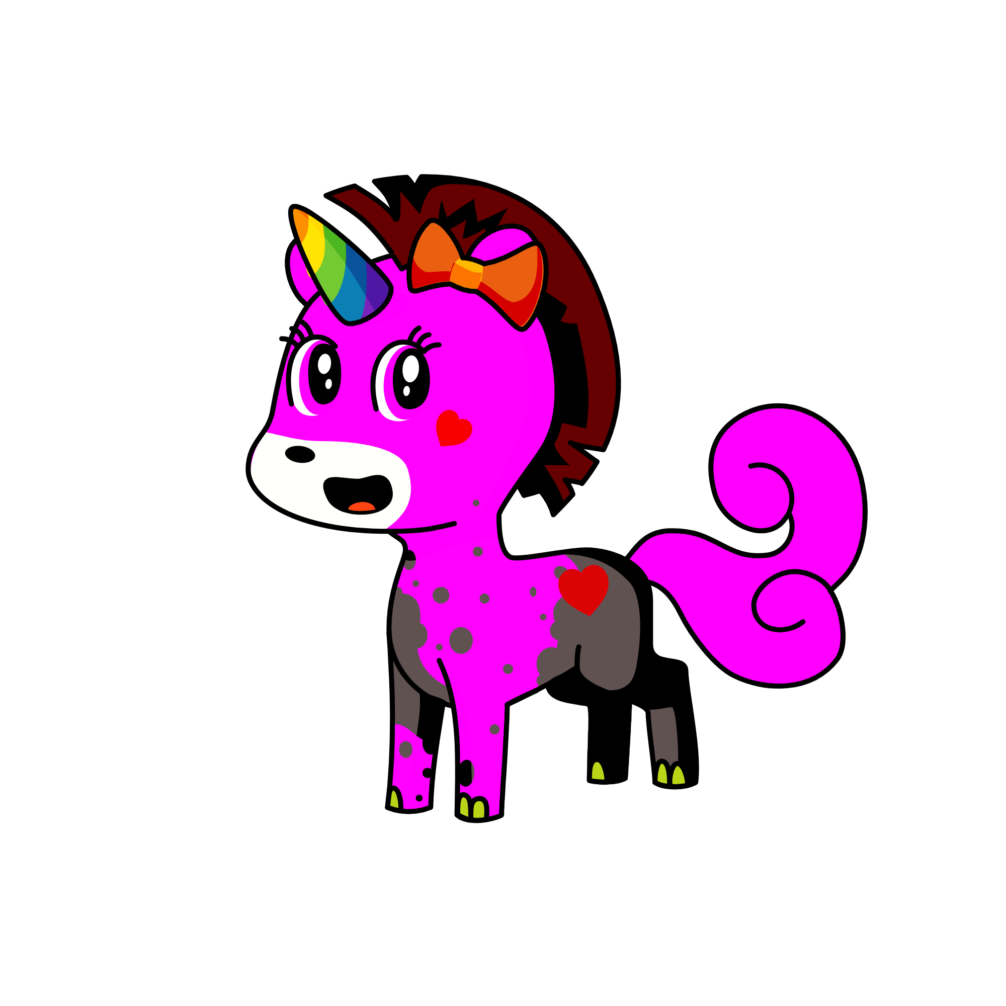 Brillantina, the unicorn