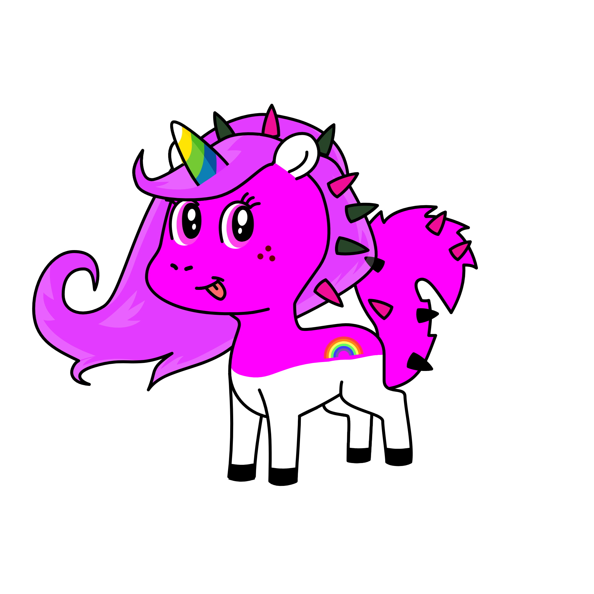 Alas Brillantes, the unicorn