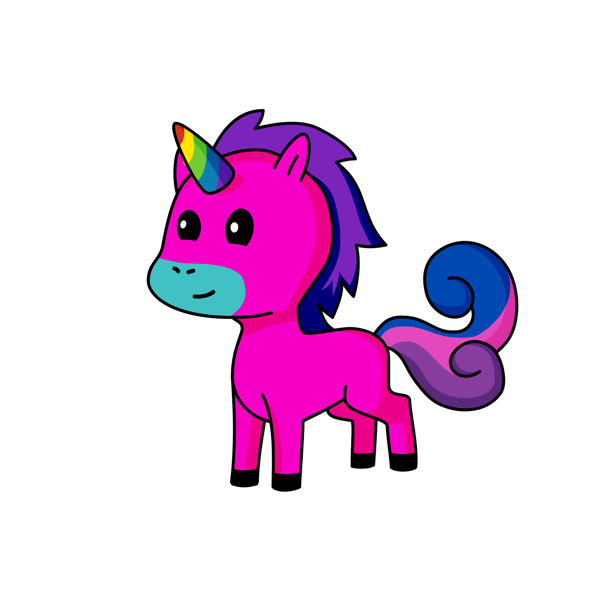 Léa, the unicorn