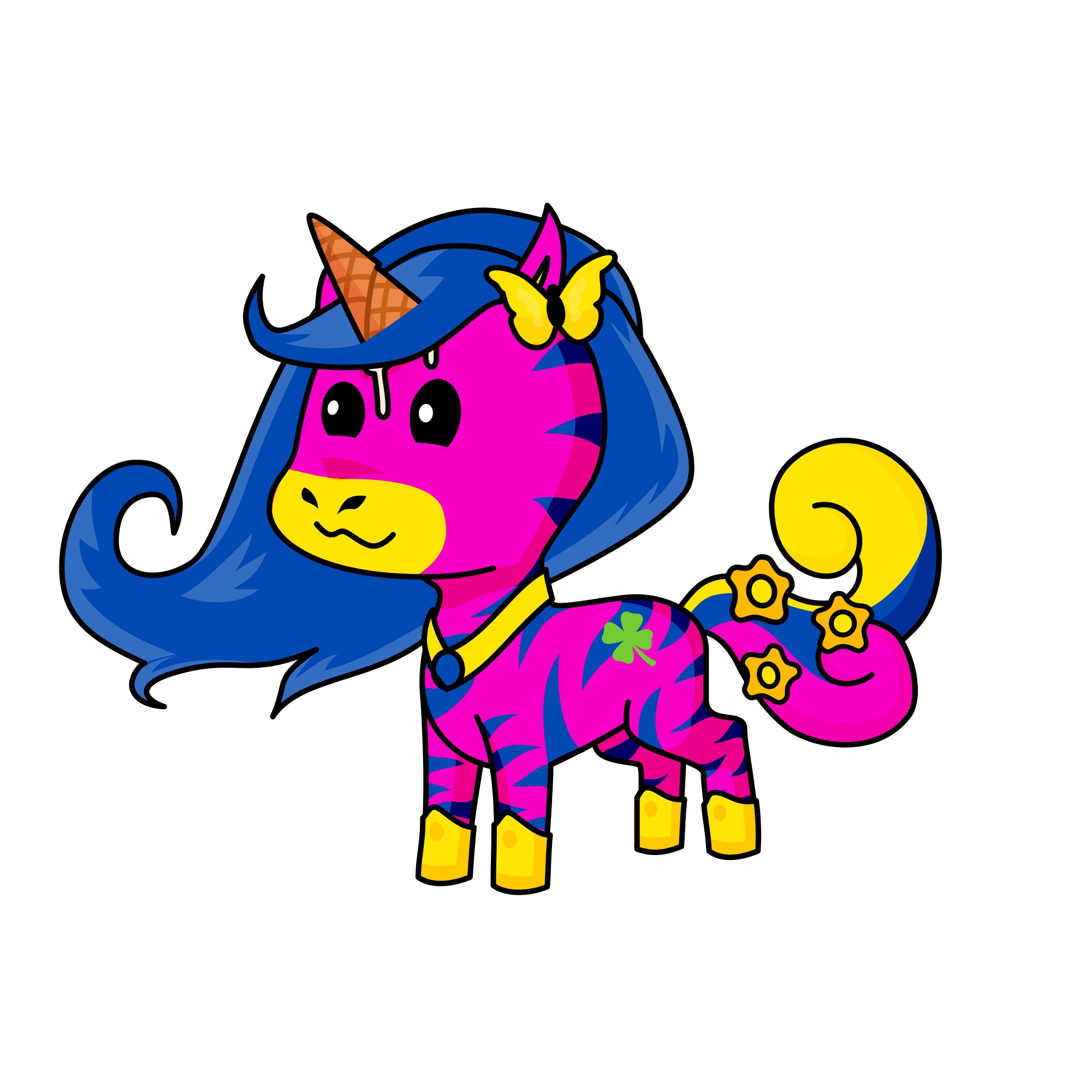 LUCKY CHARM, the unicorn