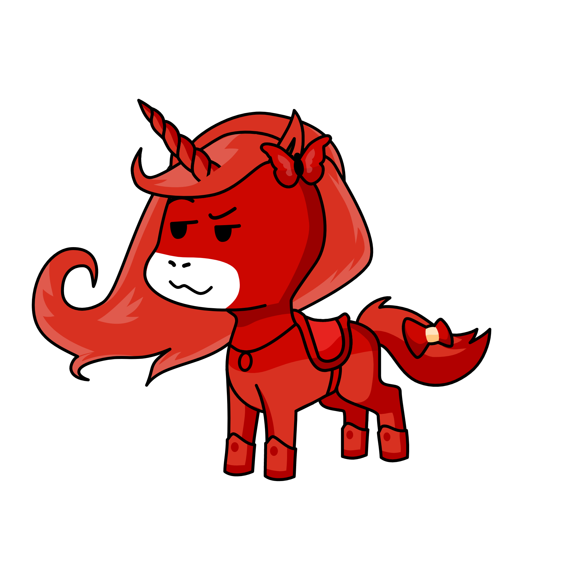 Red, the unicorn