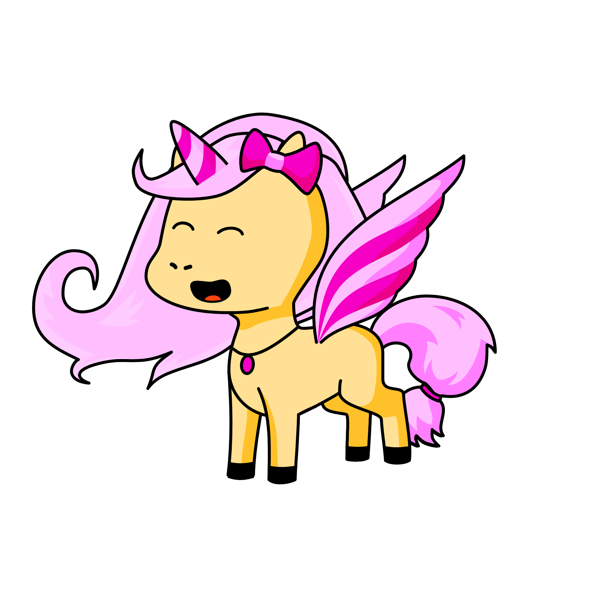 Glitter Heart!!!, the unicorn