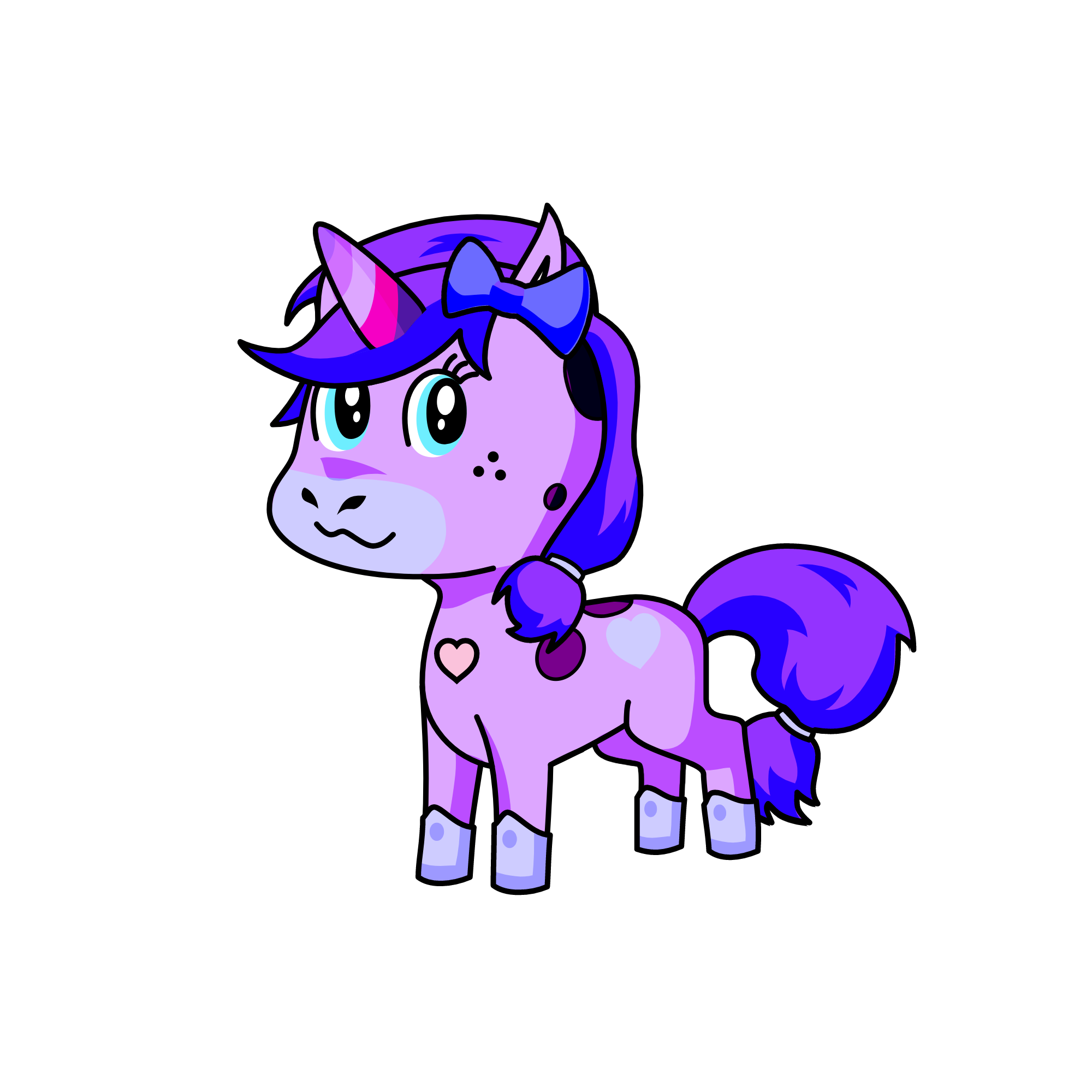 Pinkdrops Mother. ( Pinkdrop.), the unicorn