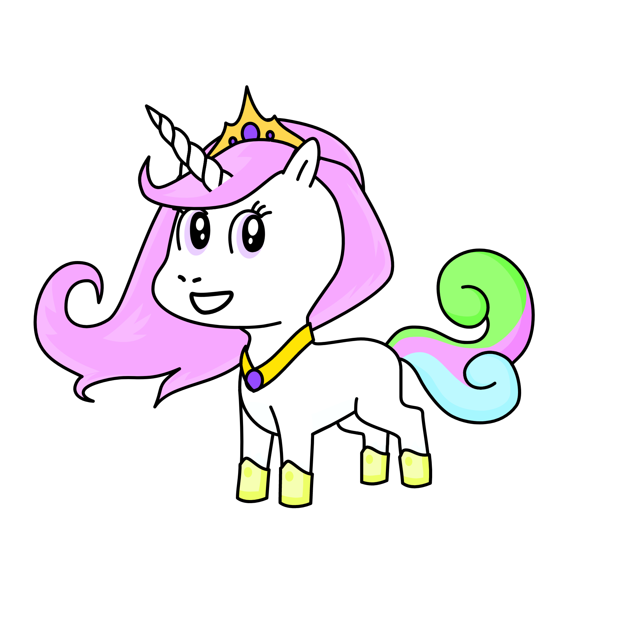 Princes Celesta., the unicorn