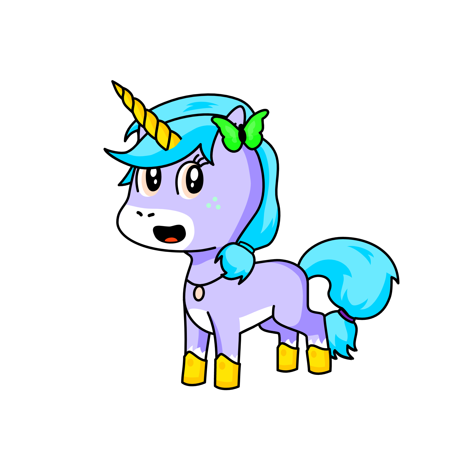 Lightsky, the unicorn