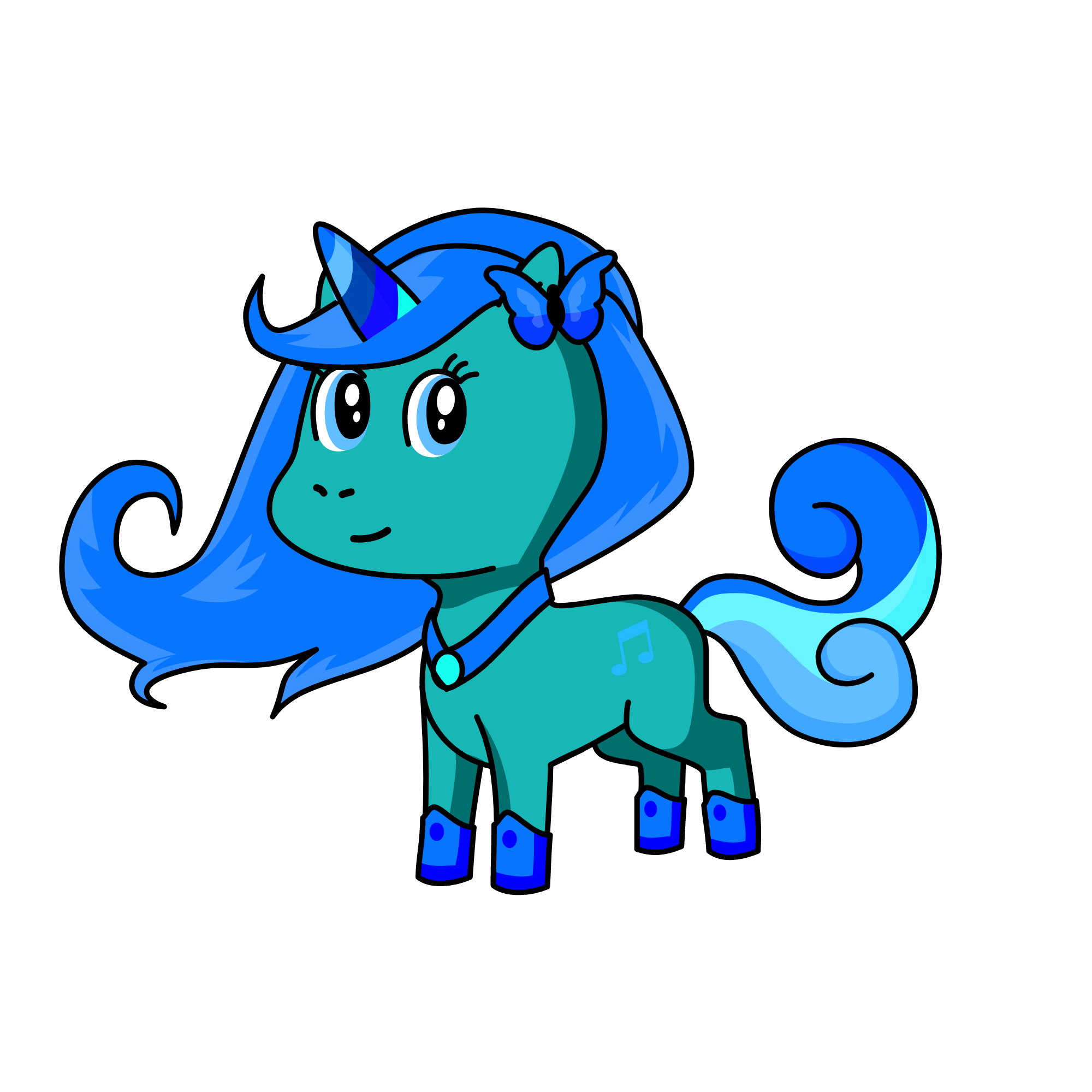 Winter music, the unicorn