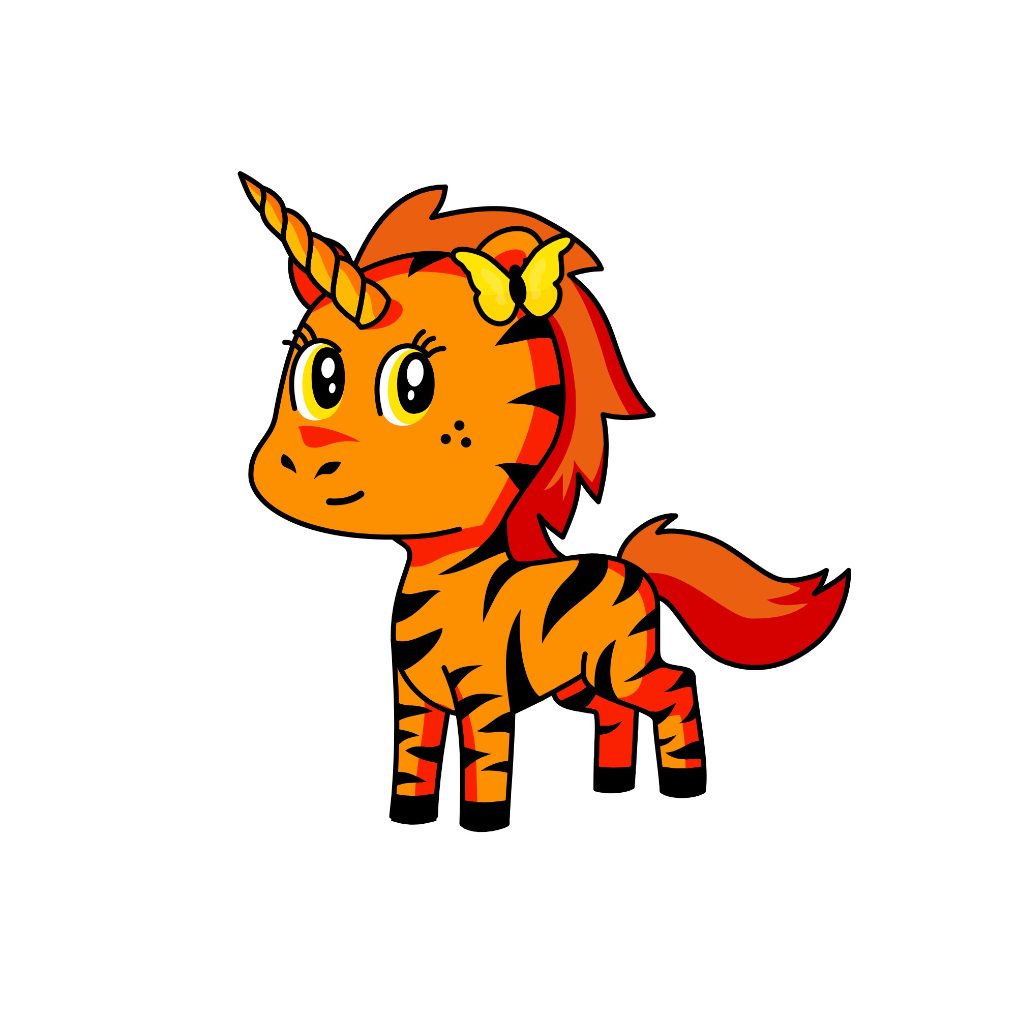 Queen Tigra, the unicorn