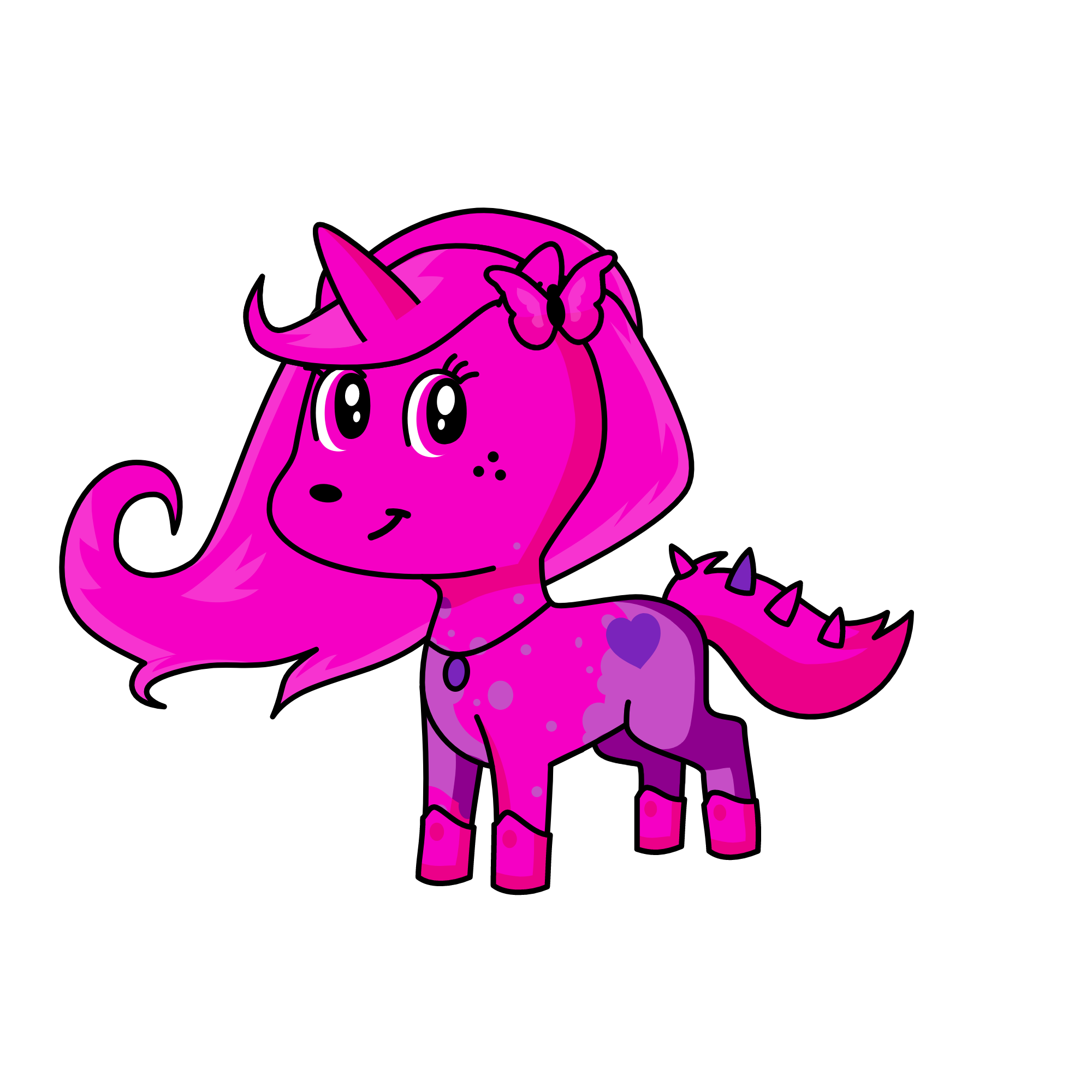 pinky, the unicorn
