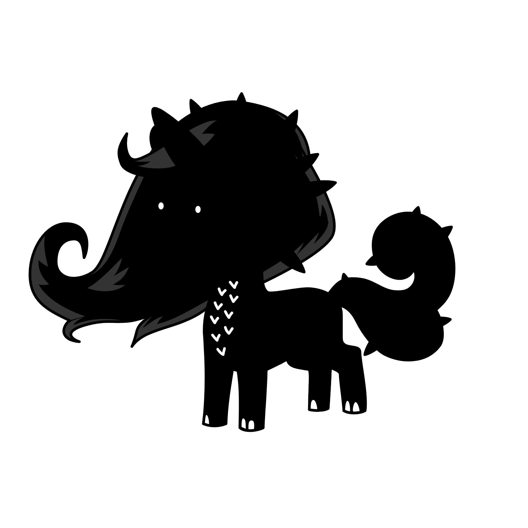 PiNkY. (Pinkdrops shadow.), the unicorn