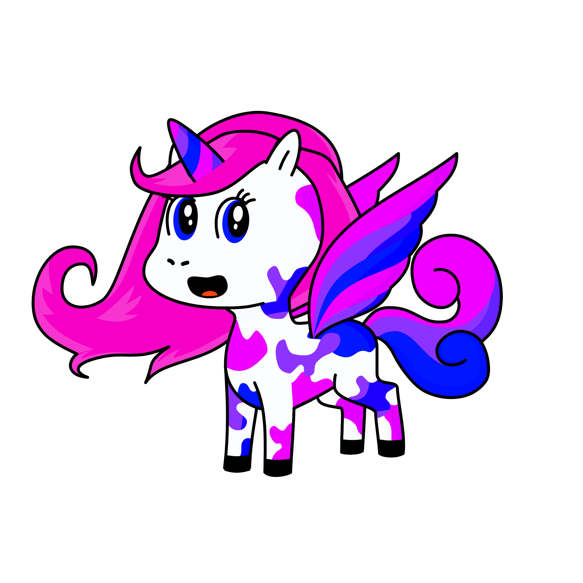 bisexual pride, the unicorn