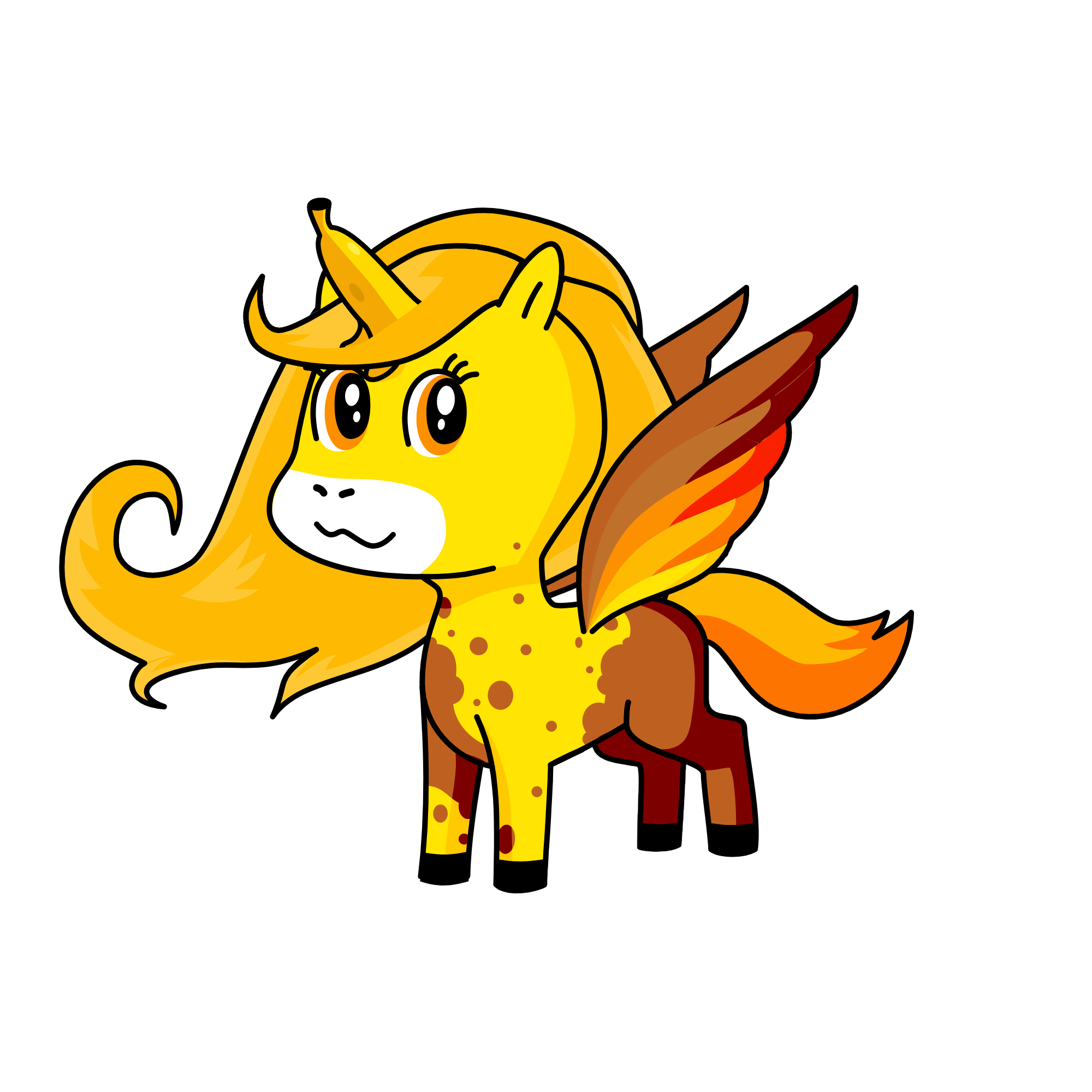 Banana, the unicorn