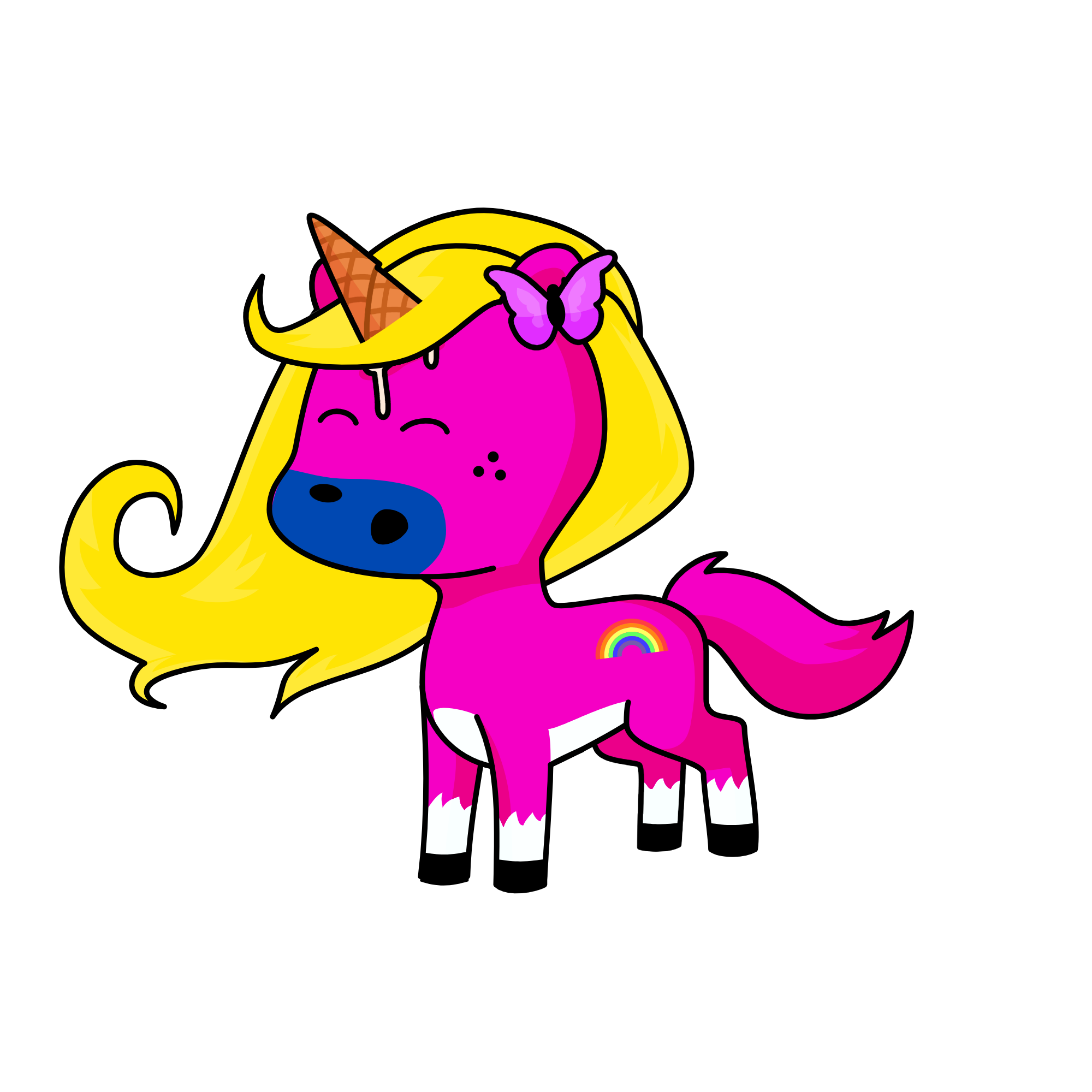 Happi, the unicorn