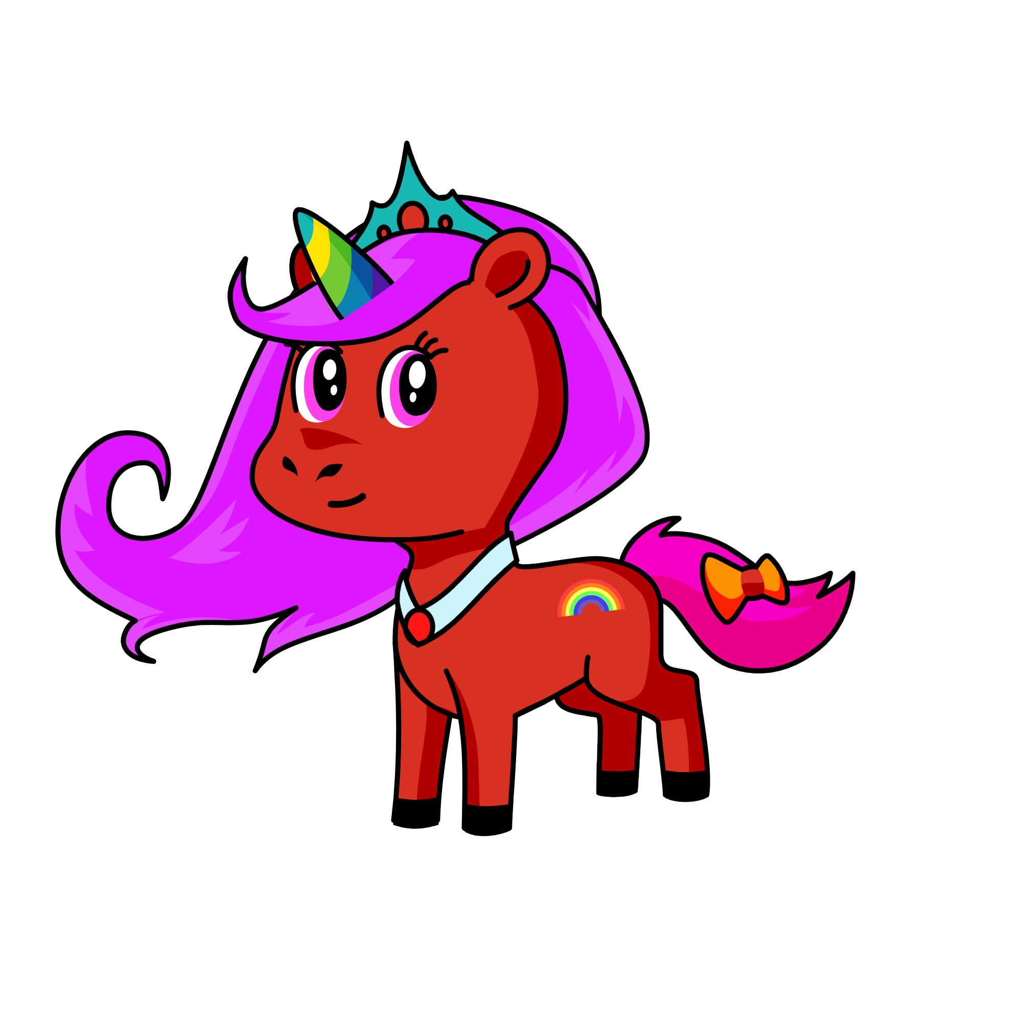Reinbow, the unicorn