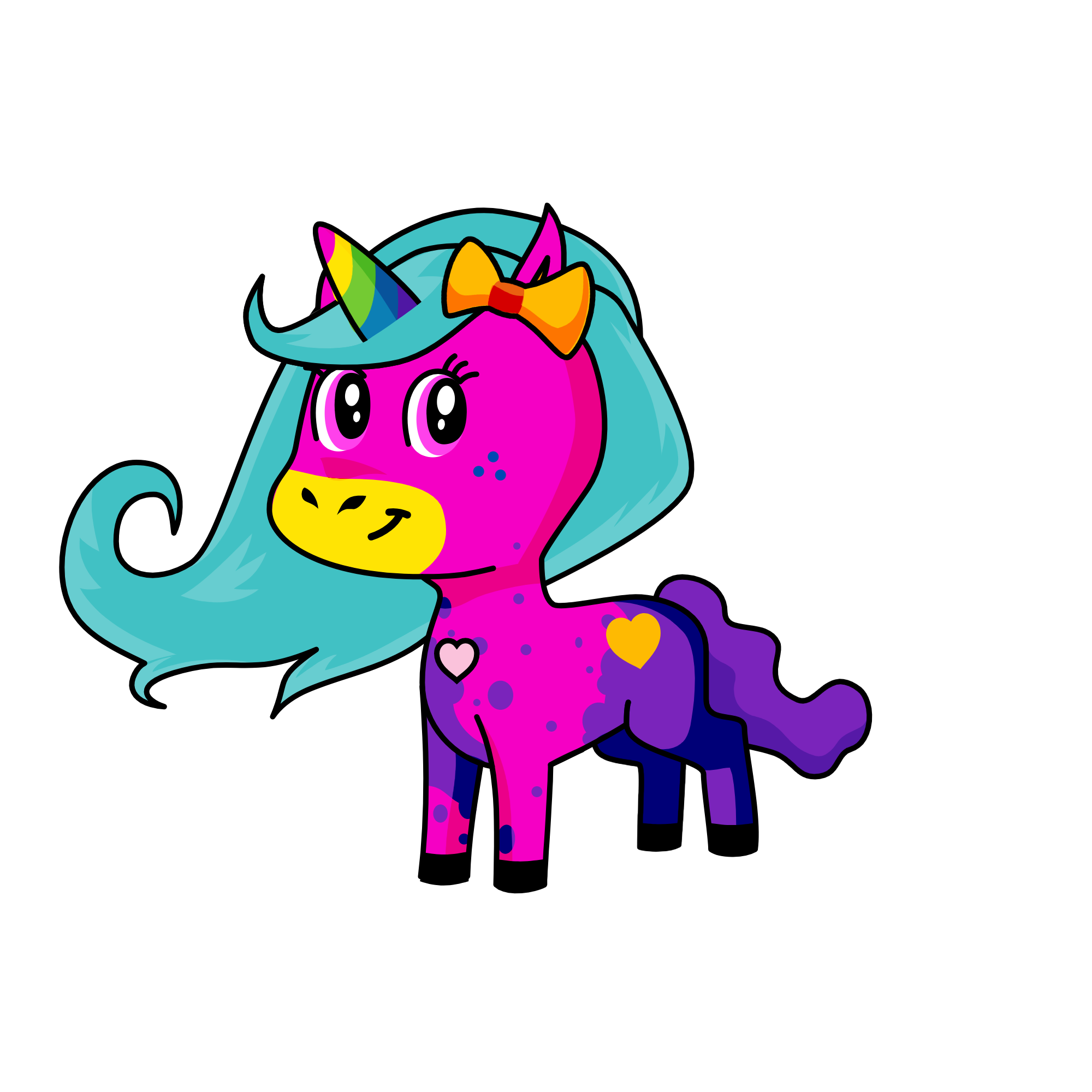 rainbow, the unicorn