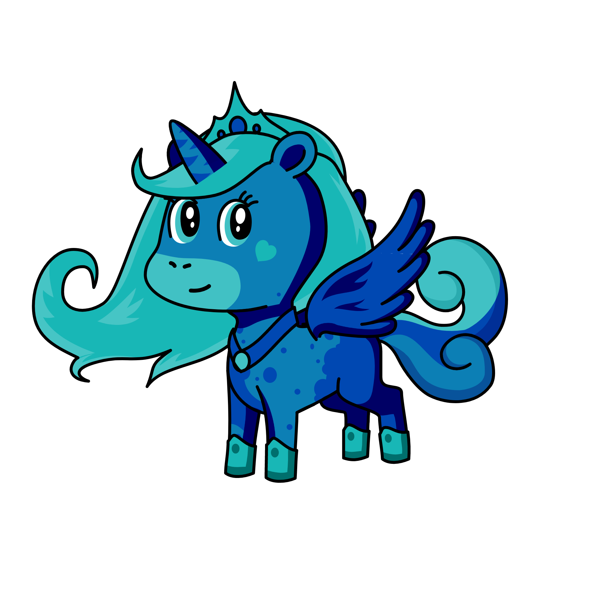 Water Princess, the unicorn