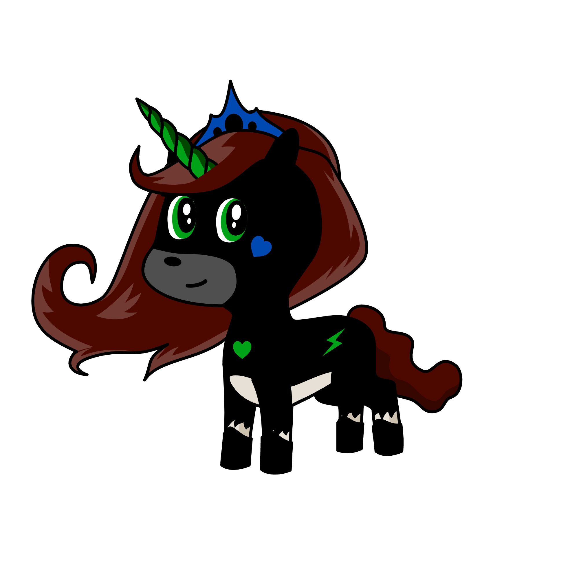 Midnight, the unicorn