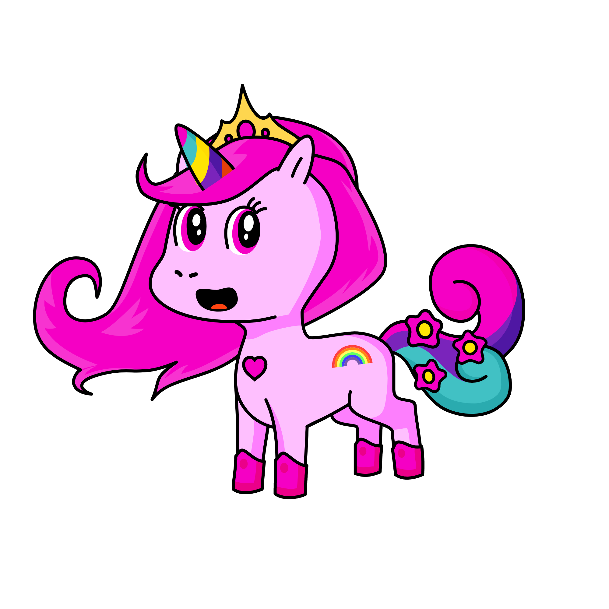 The Queen Of All Unicorns (Shane), the unicorn