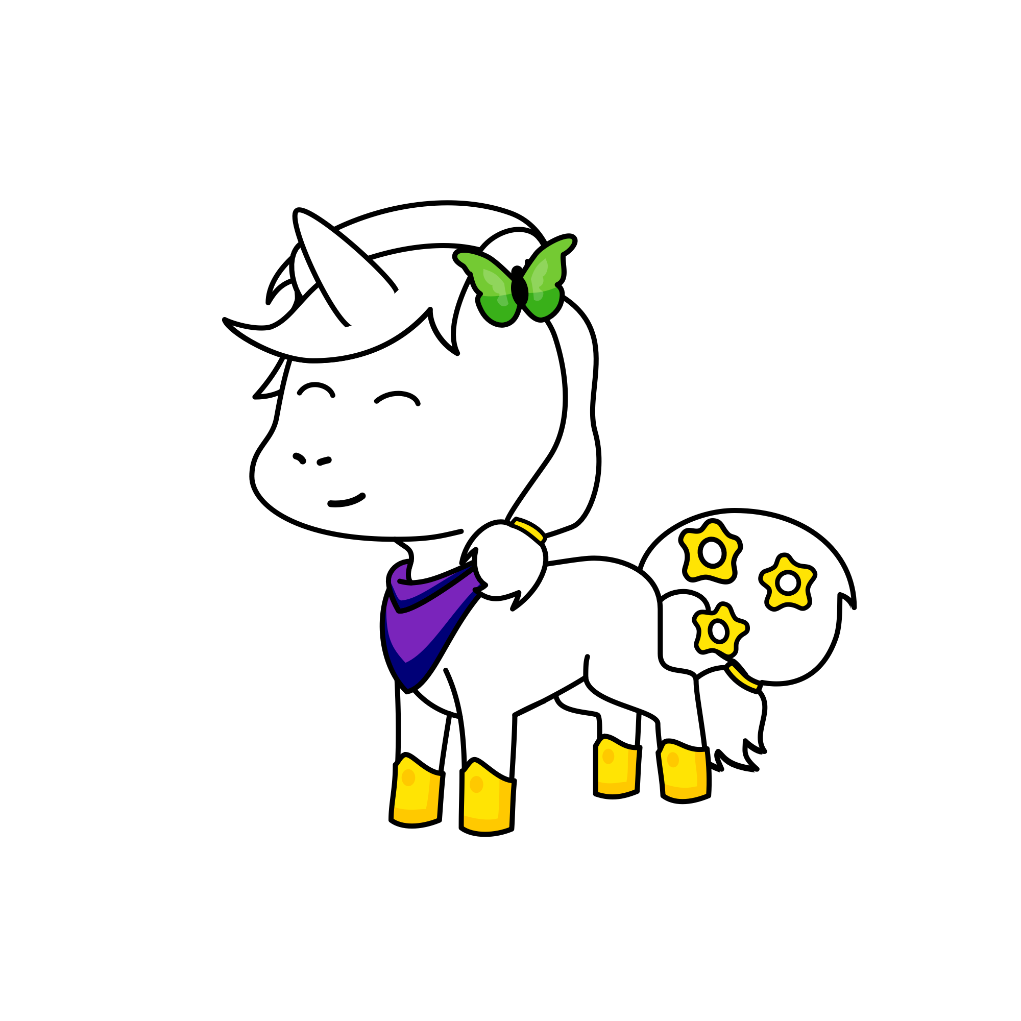 Uuu, the unicorn