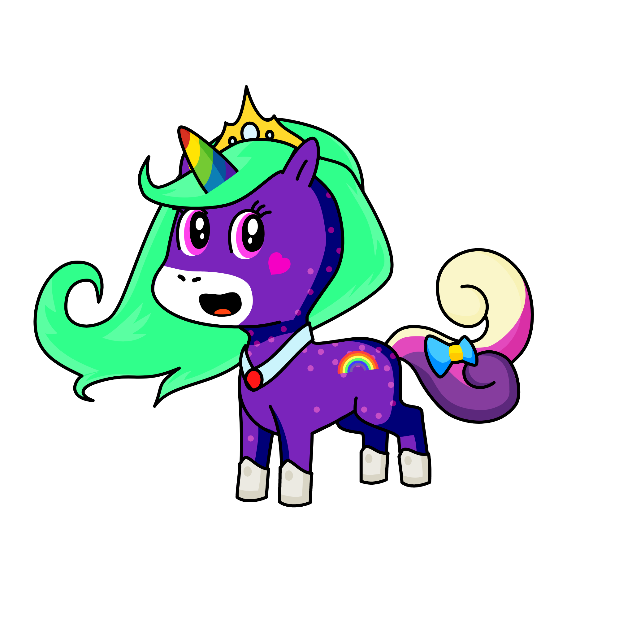 Princess Celestia, the unicorn