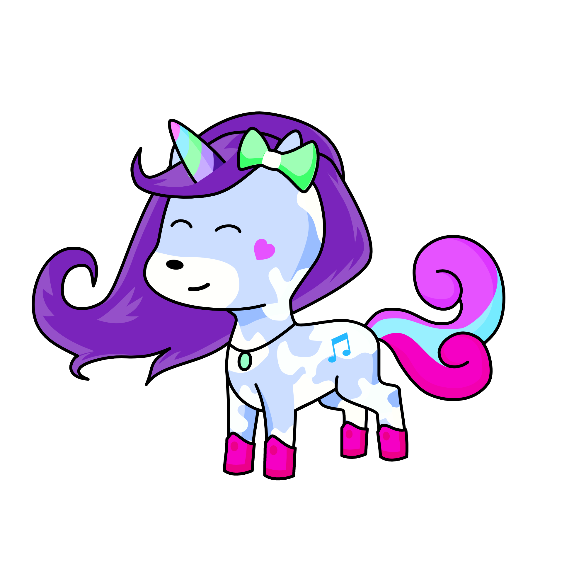 milky music, the unicorn