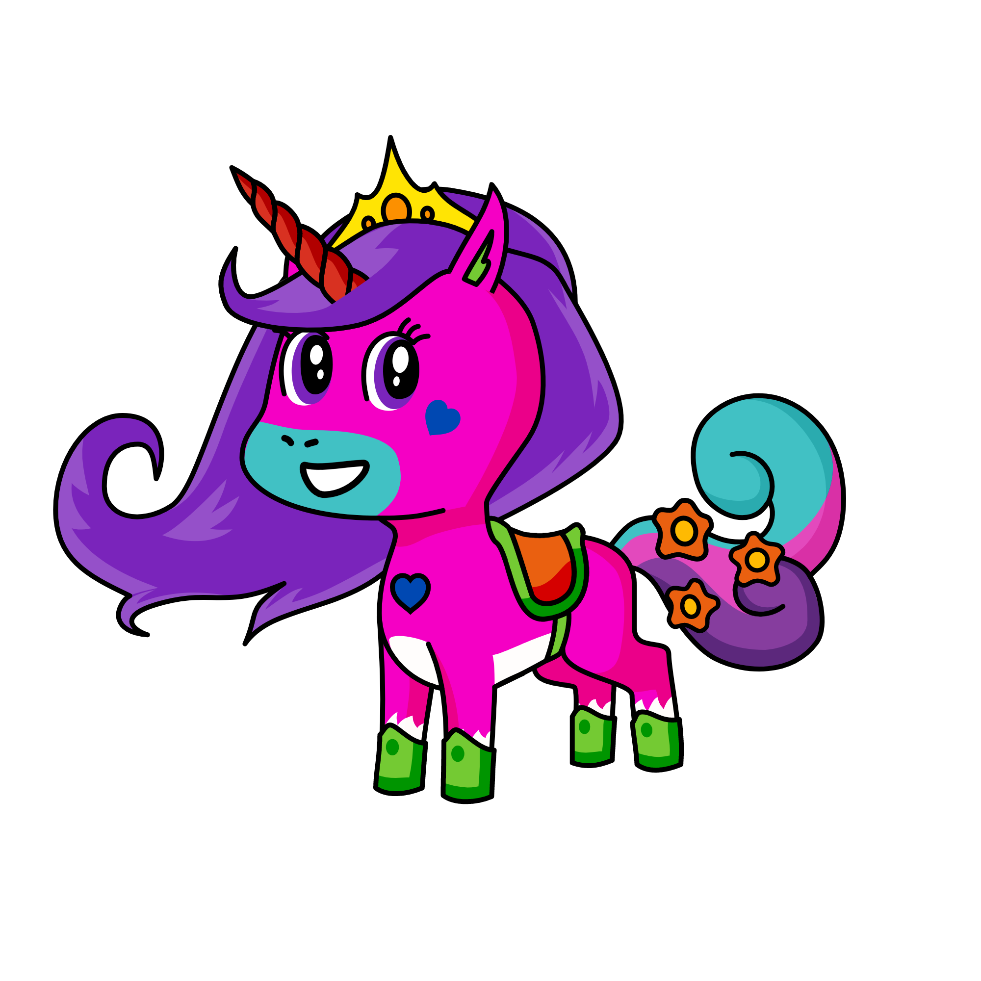 Ela, the unicorn