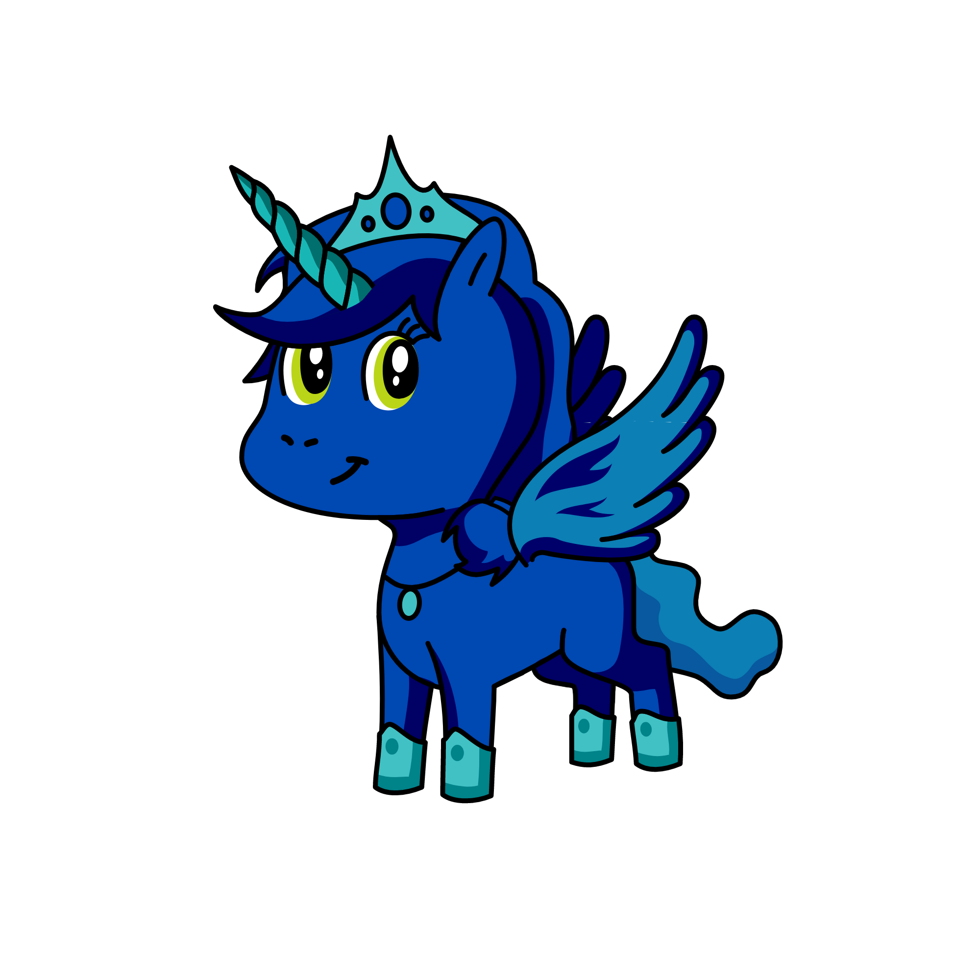 Princess Luna, Princess of the Night, the unicorn