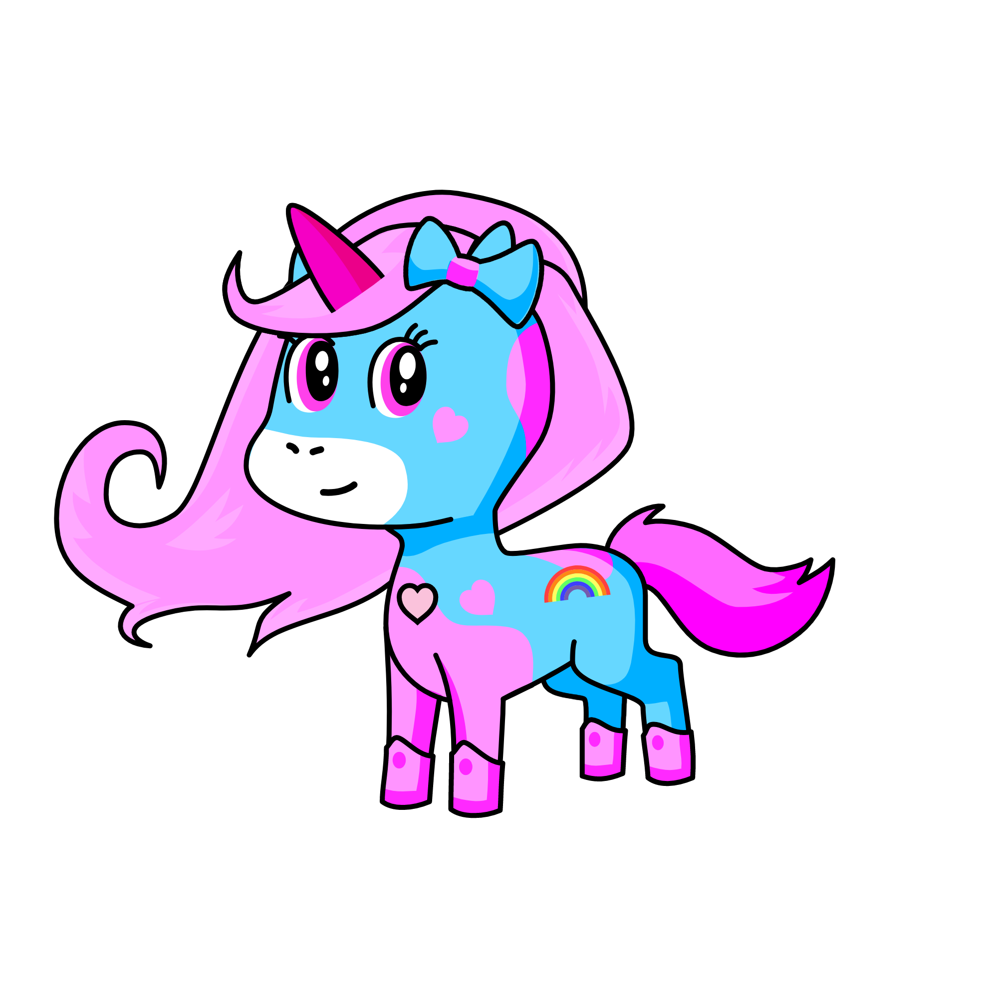 cat, the unicorn