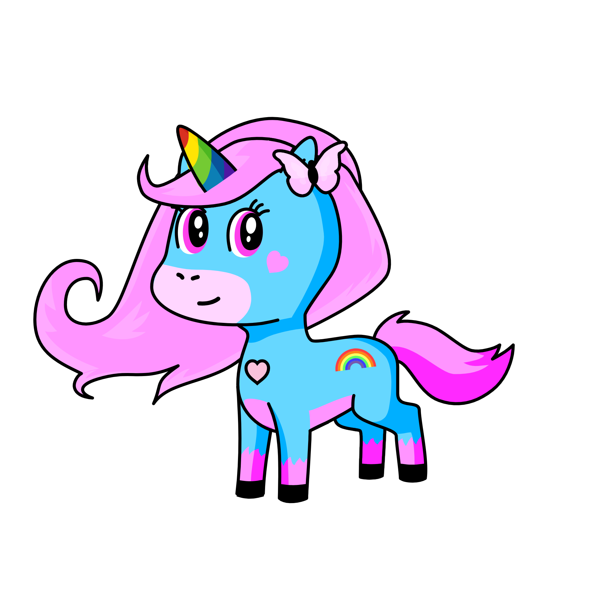 Cat, the unicorn