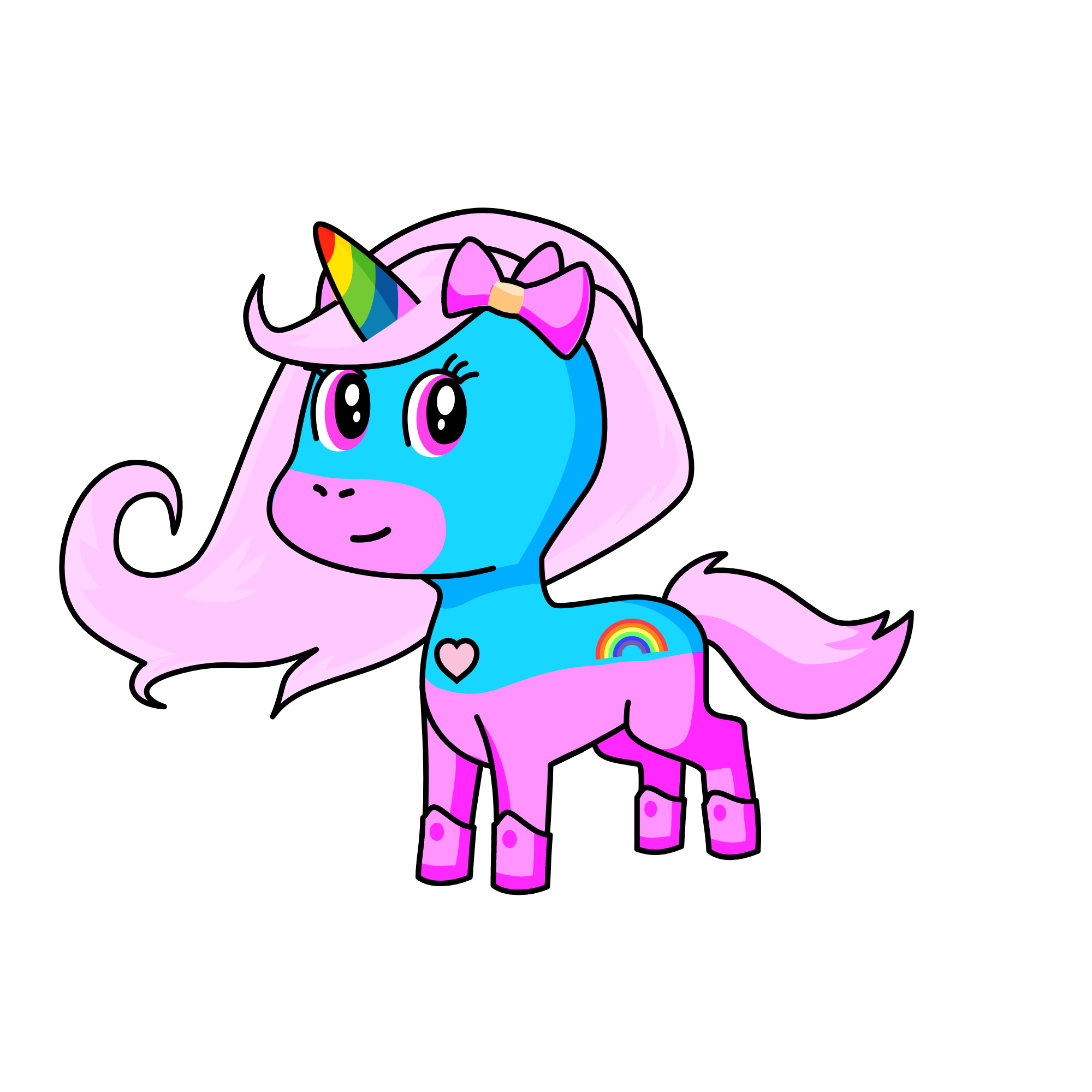 babycat, the unicorn