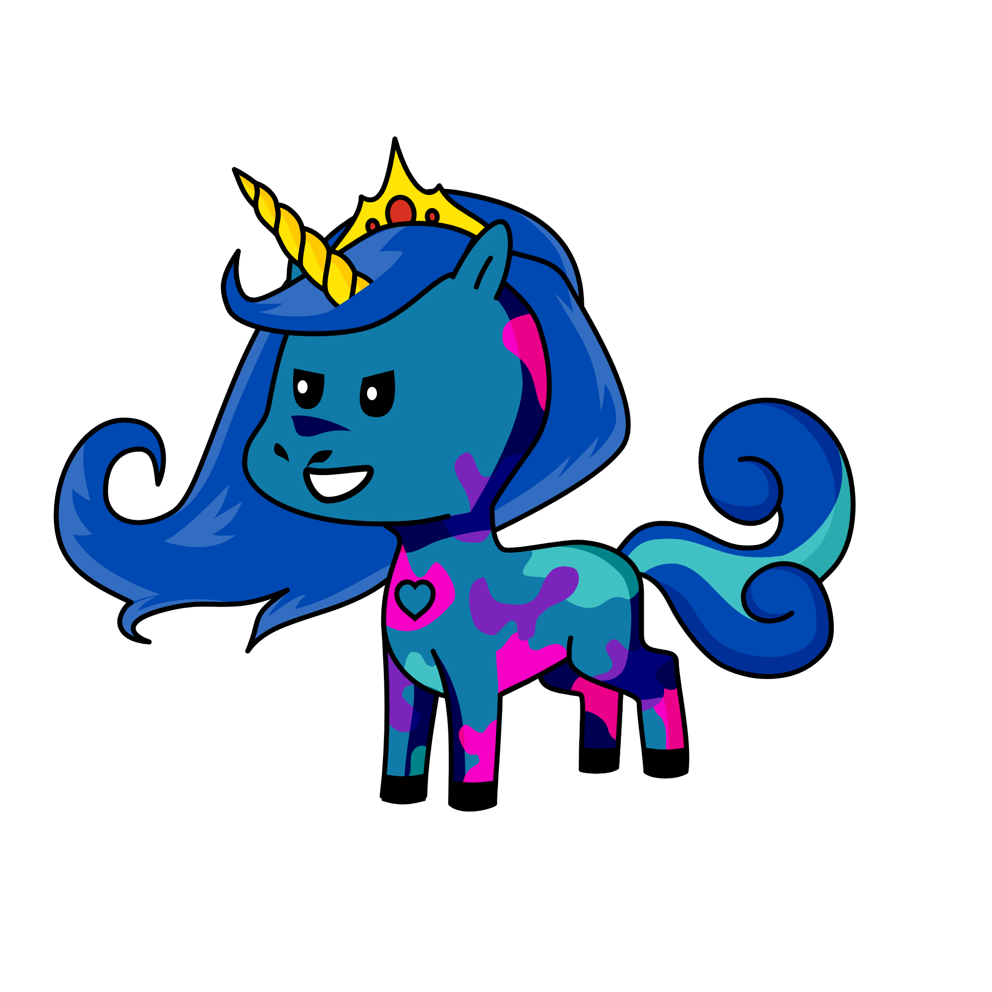 bad moon, the unicorn