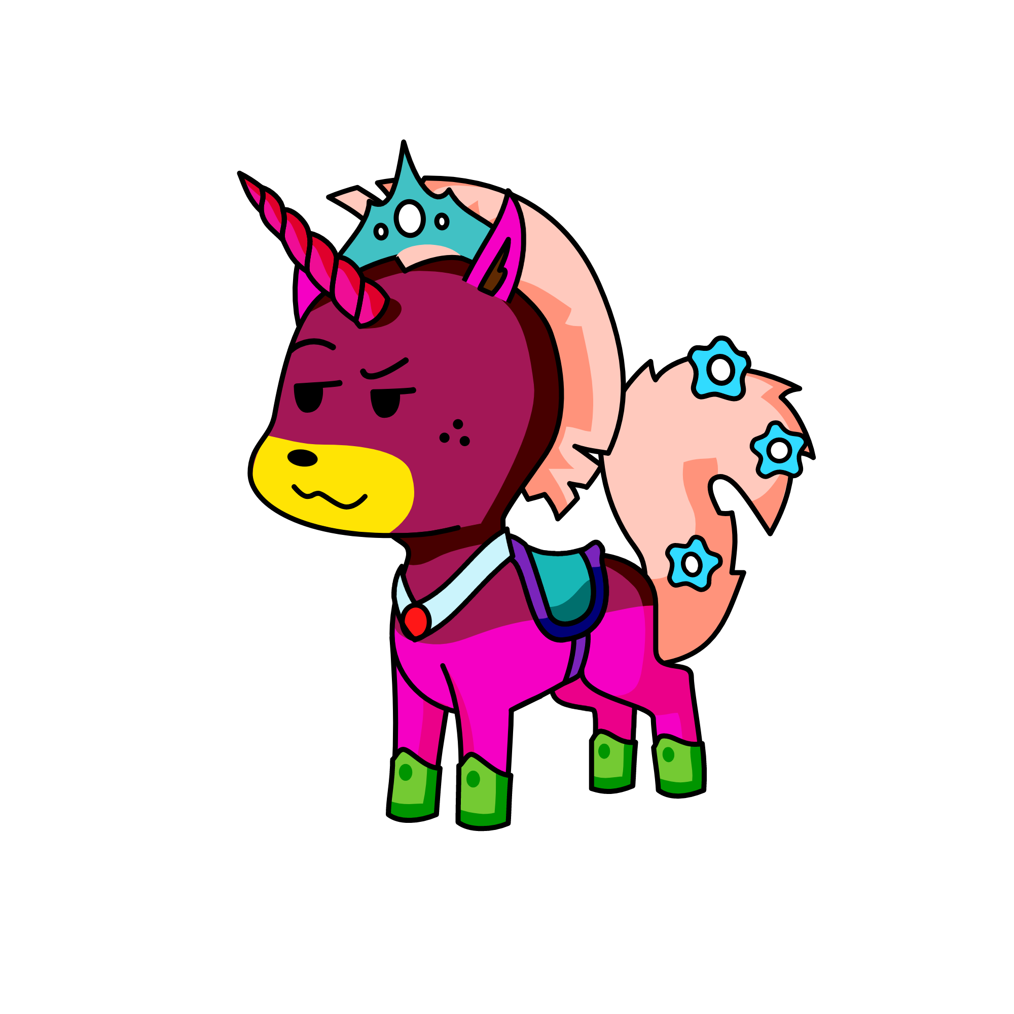 cocomelon princess, the unicorn