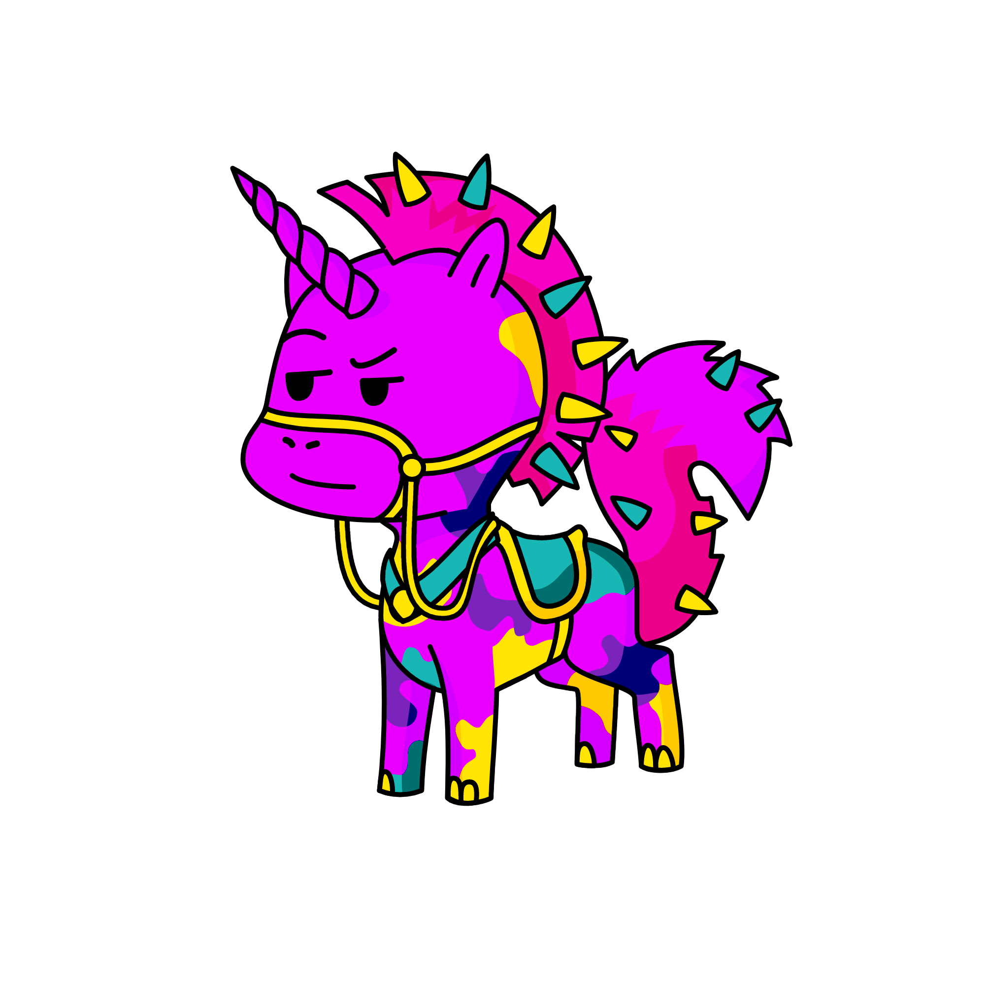 Miss Stinky Cocomelon potato head, the unicorn