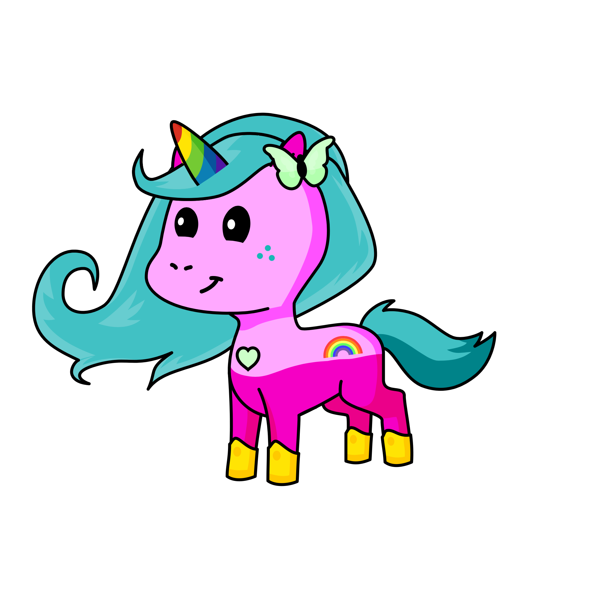 Splaticorn, the unicorn