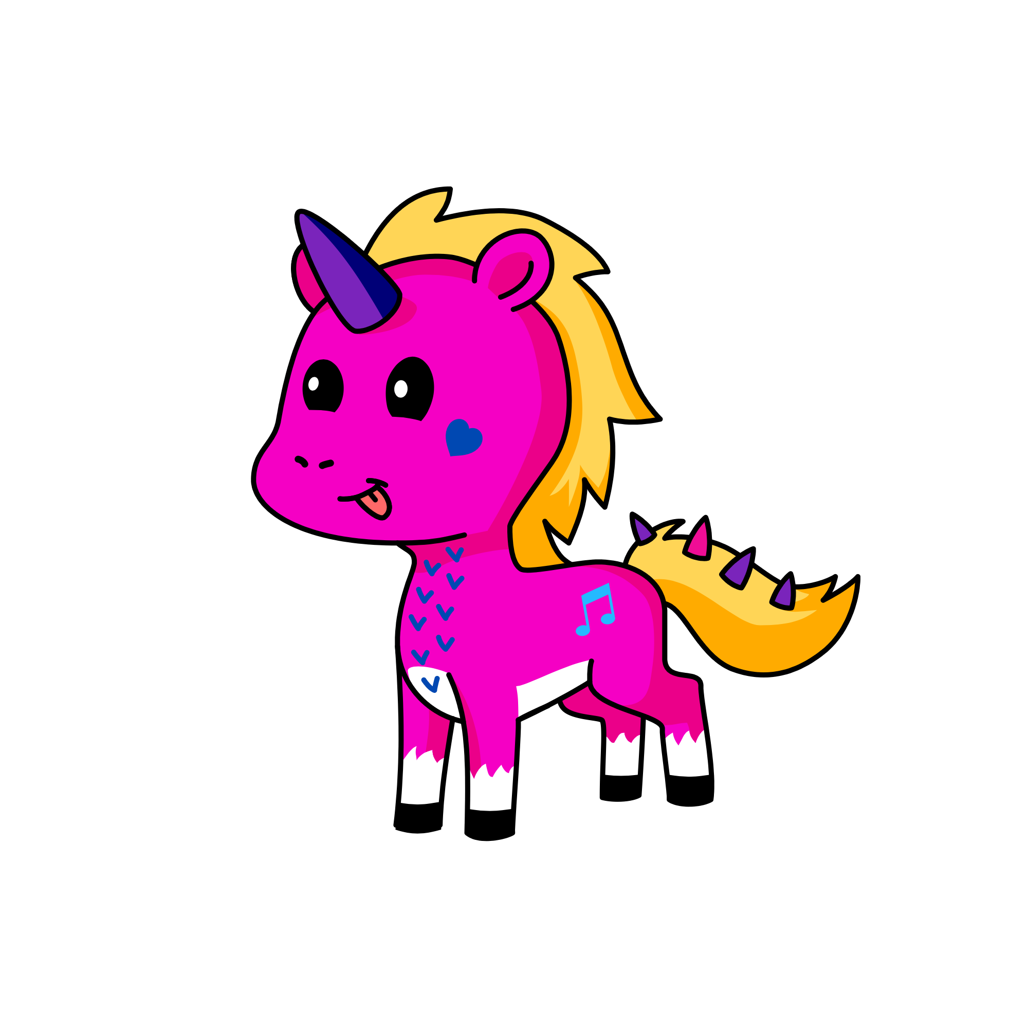 Uphigh, the unicorn