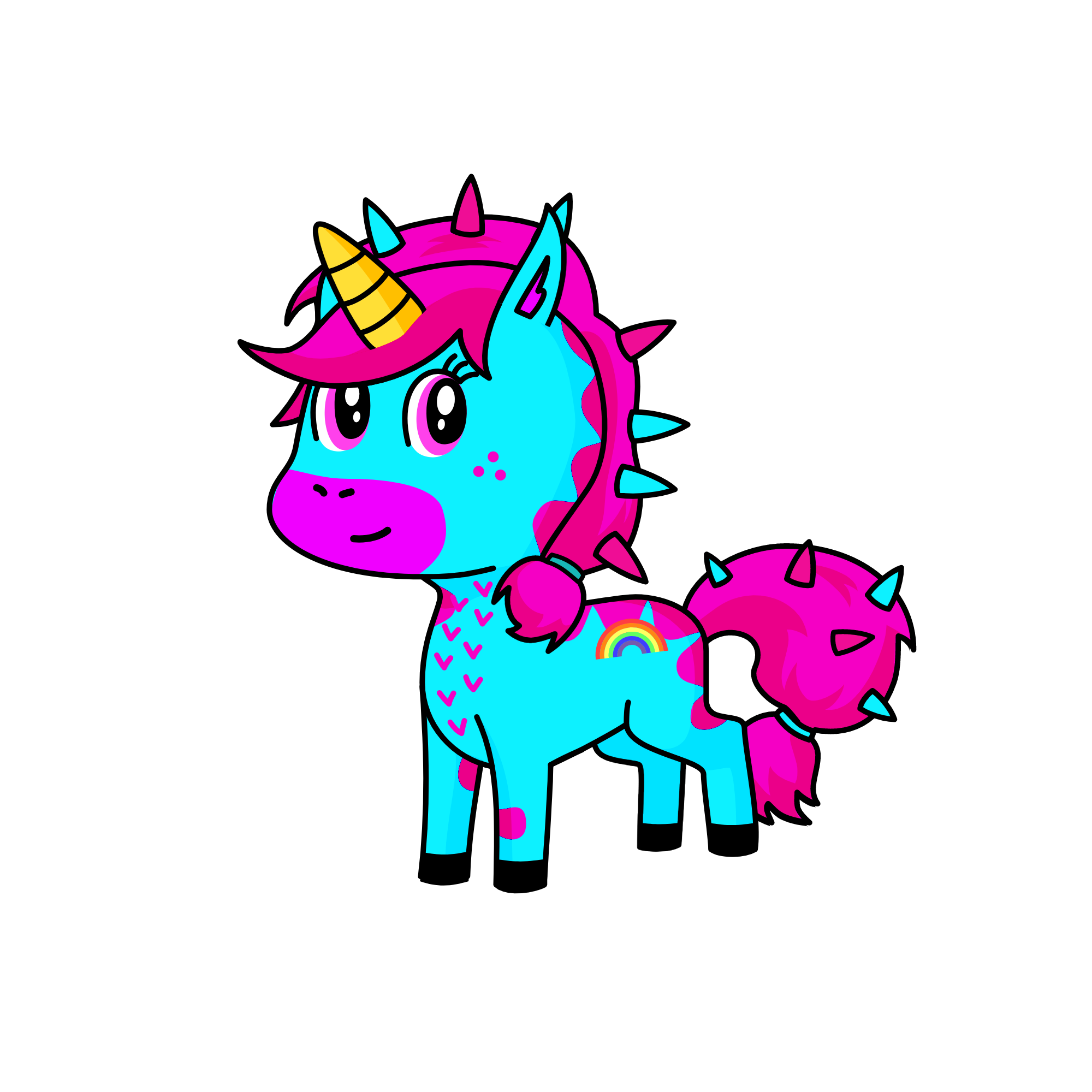 snow queen, the unicorn