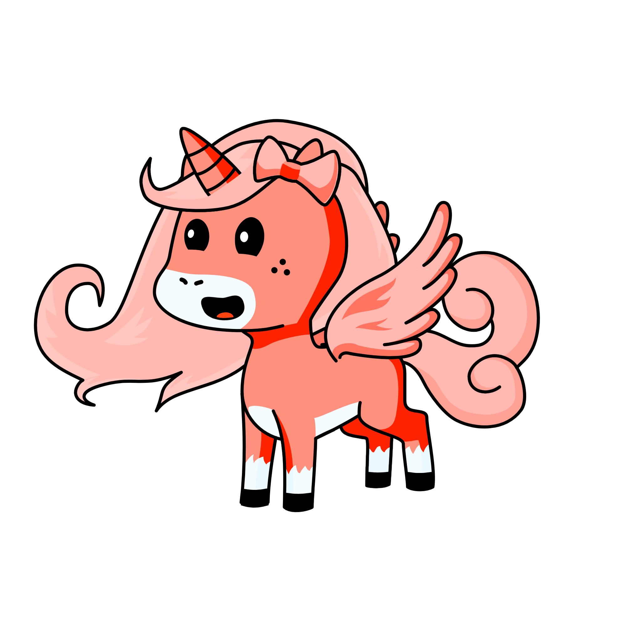 #peachy squad, the unicorn